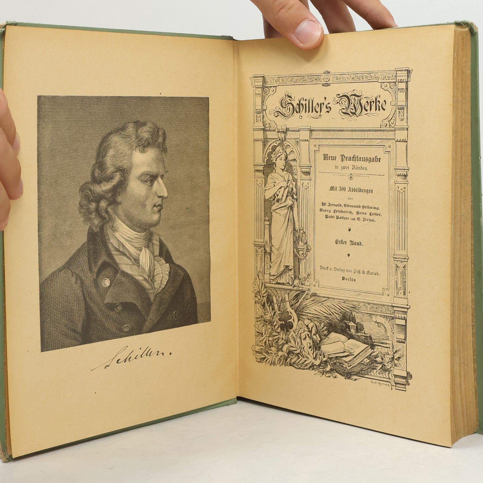 Friedrich Schiller Schiller's Werke 1. Neue Prachtausgabe in zwei Bänden