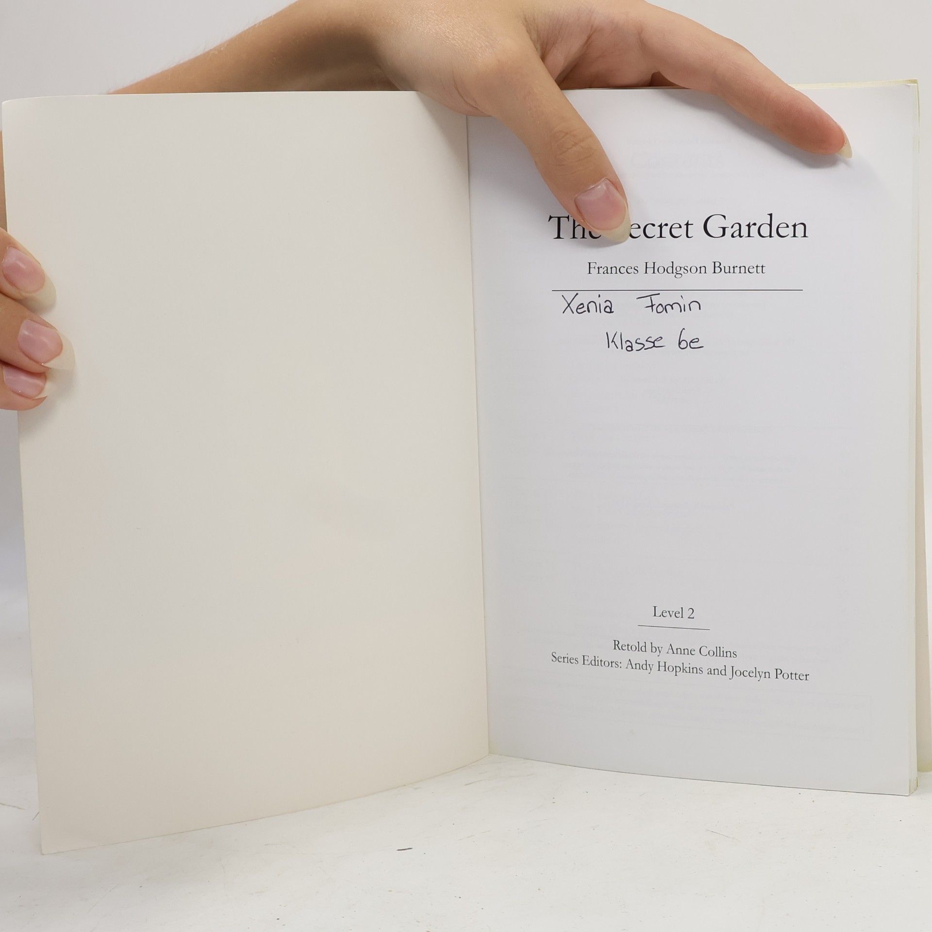 Frances Hodgson Burnett Pearson Active Readers - 2: The Secret Garden