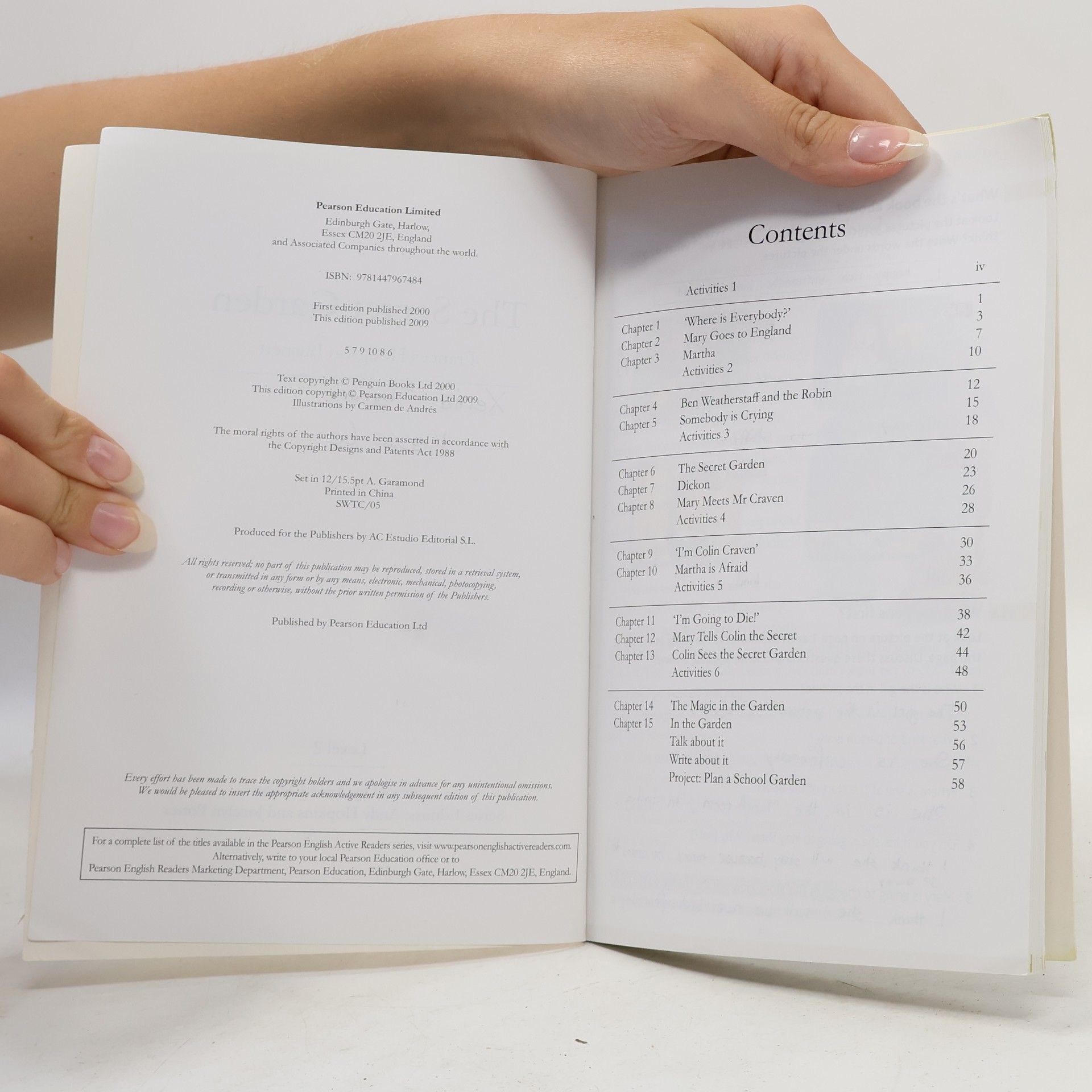 Frances Hodgson Burnett Pearson Active Readers - 2: The Secret Garden