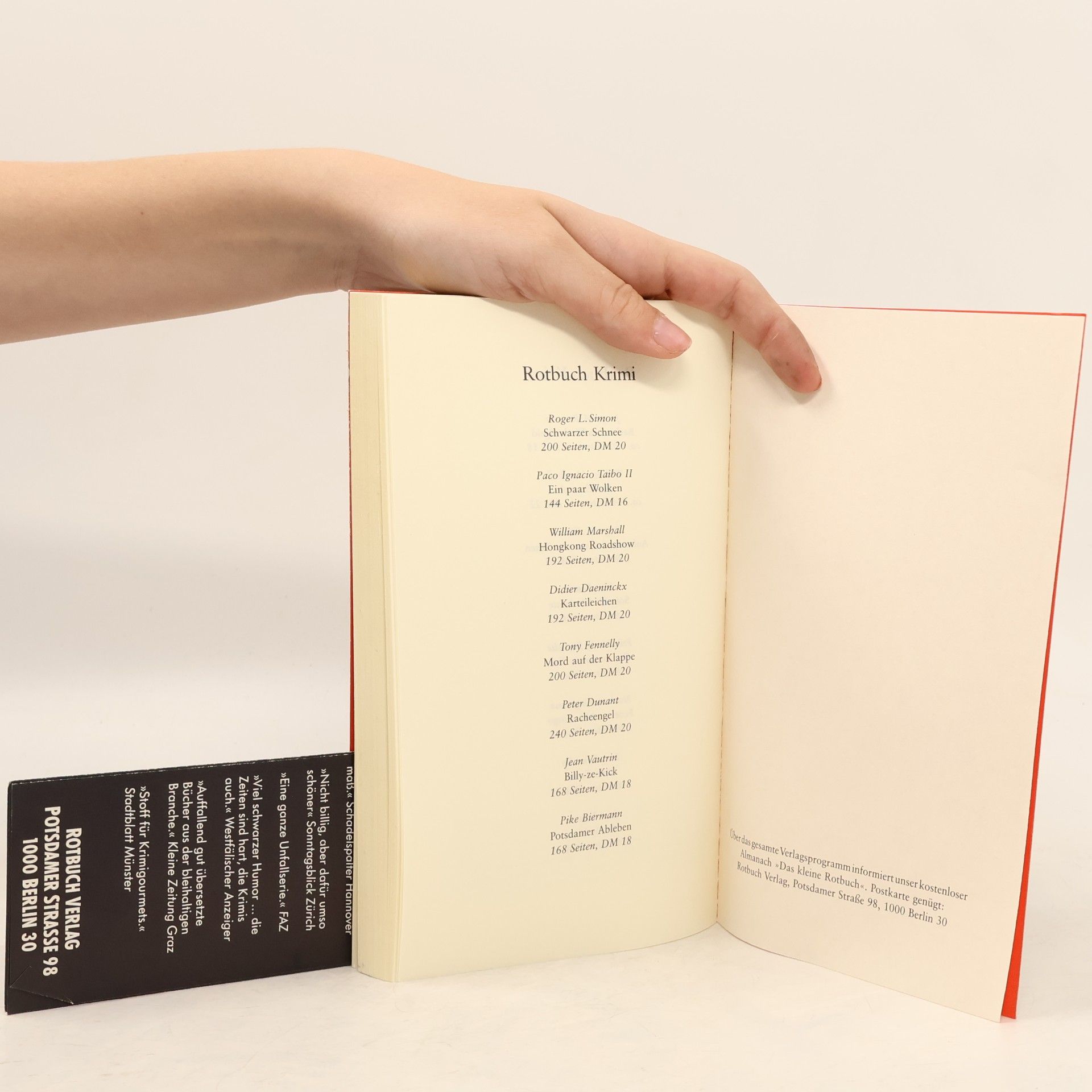 Yaak Karsunke Rotbuch Krimi: Toter Mann