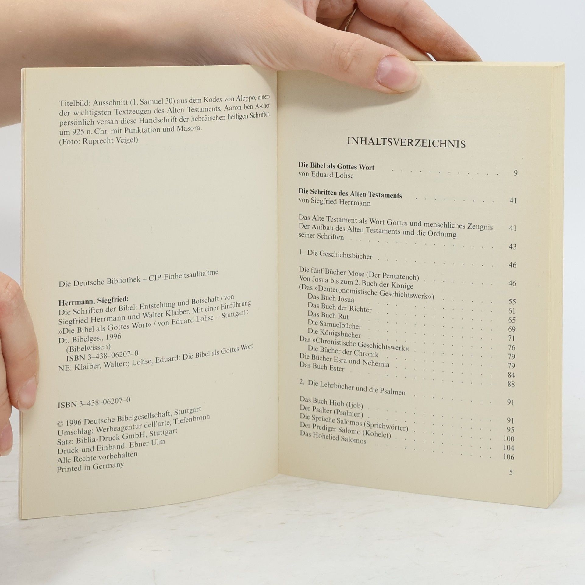 Walter Klaiber Die Schriften der Bibel