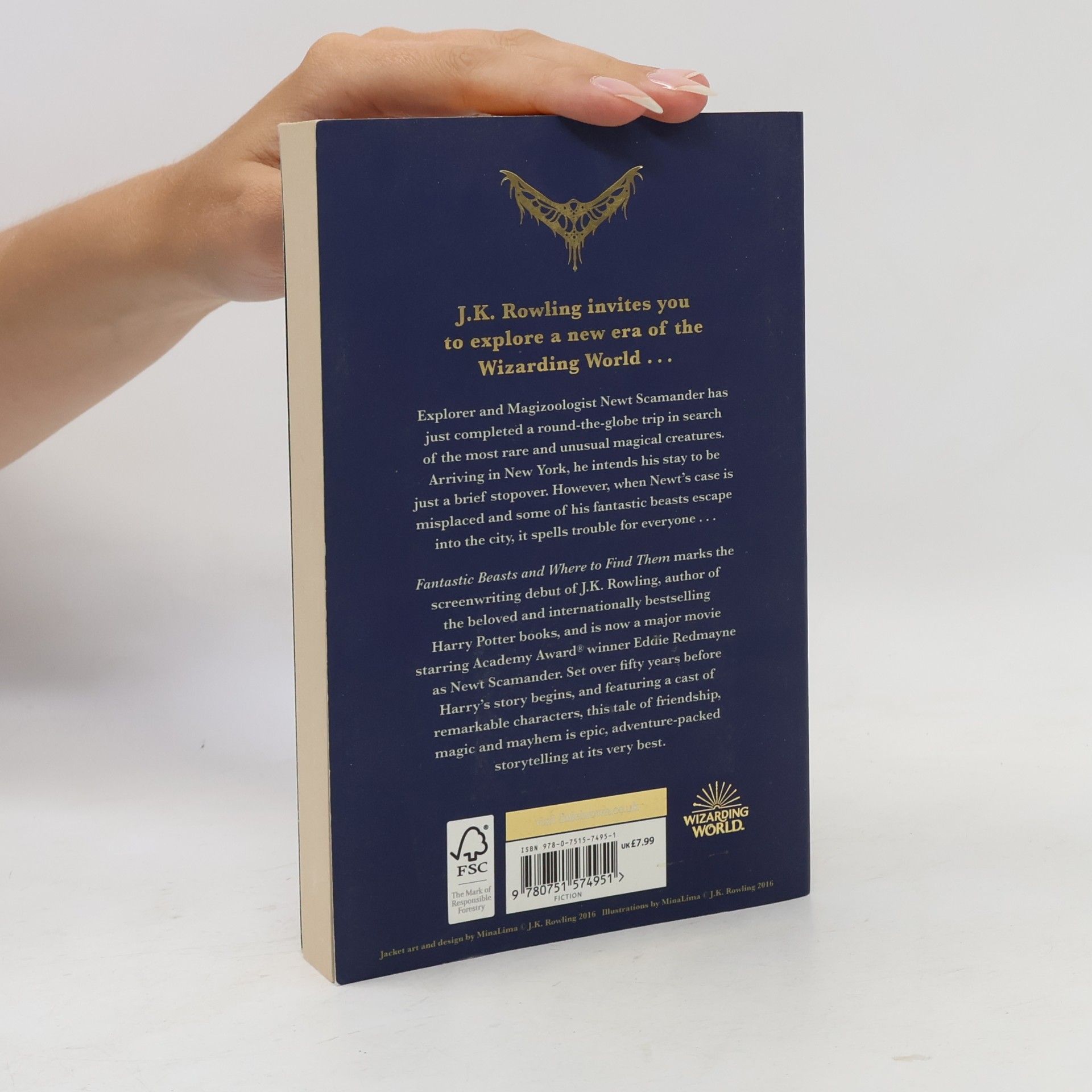 J. K. Rowling Fantastic beasts and where to find them : the original screenplay