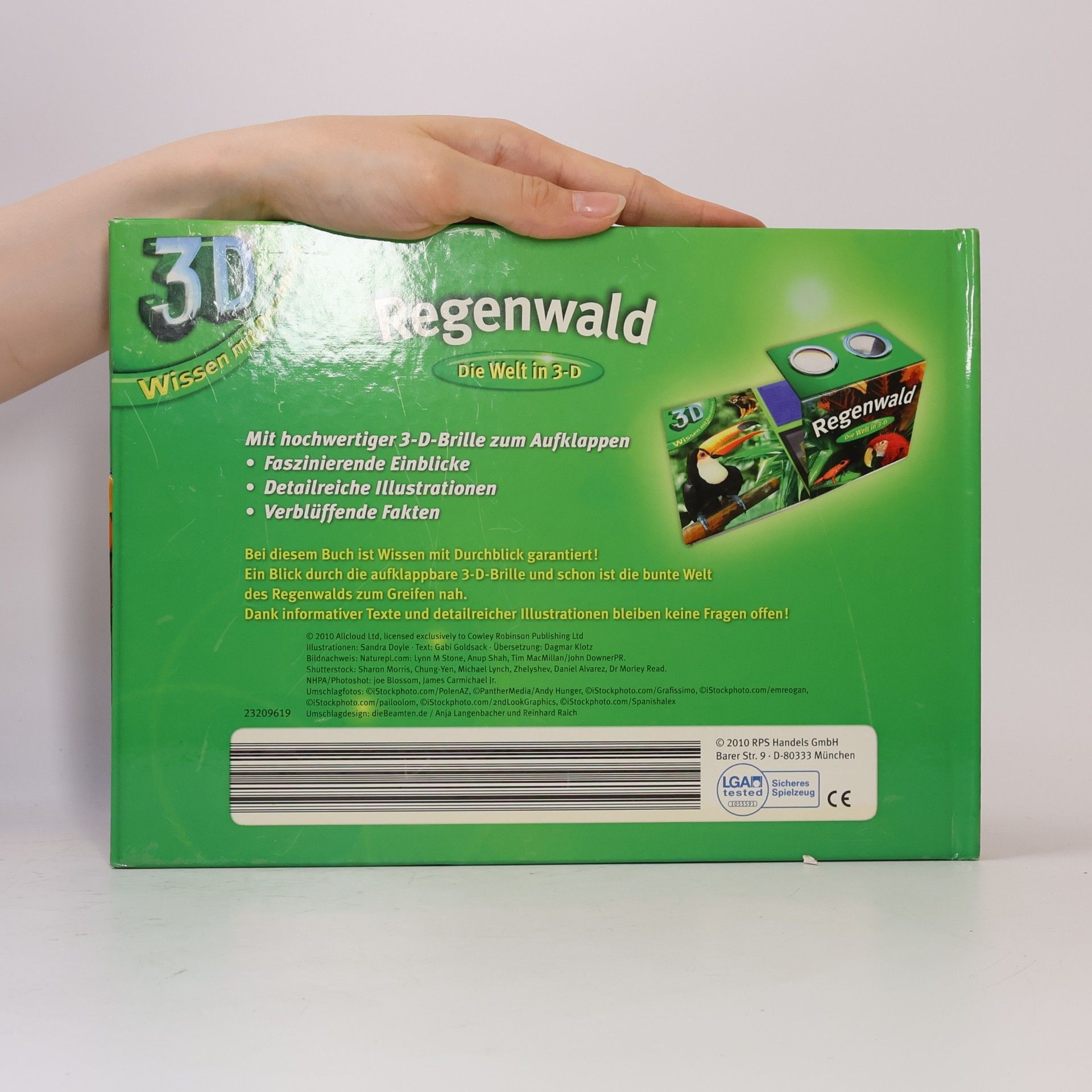 Kolektiv autorů Regenwald. Die Welt in 3-D