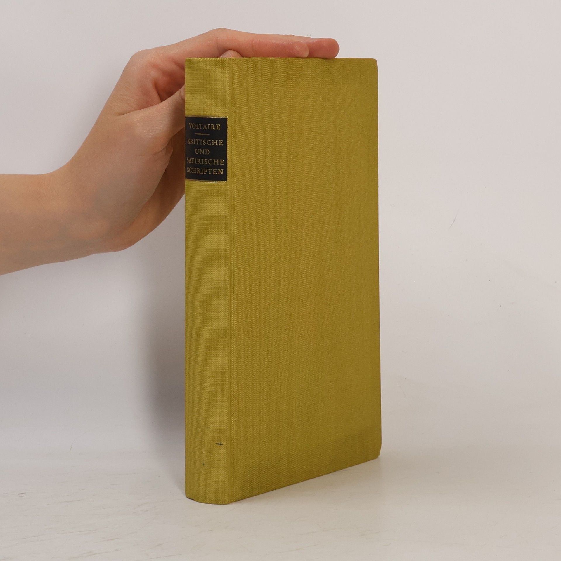Voltaire Kritische und Satirische Schriften