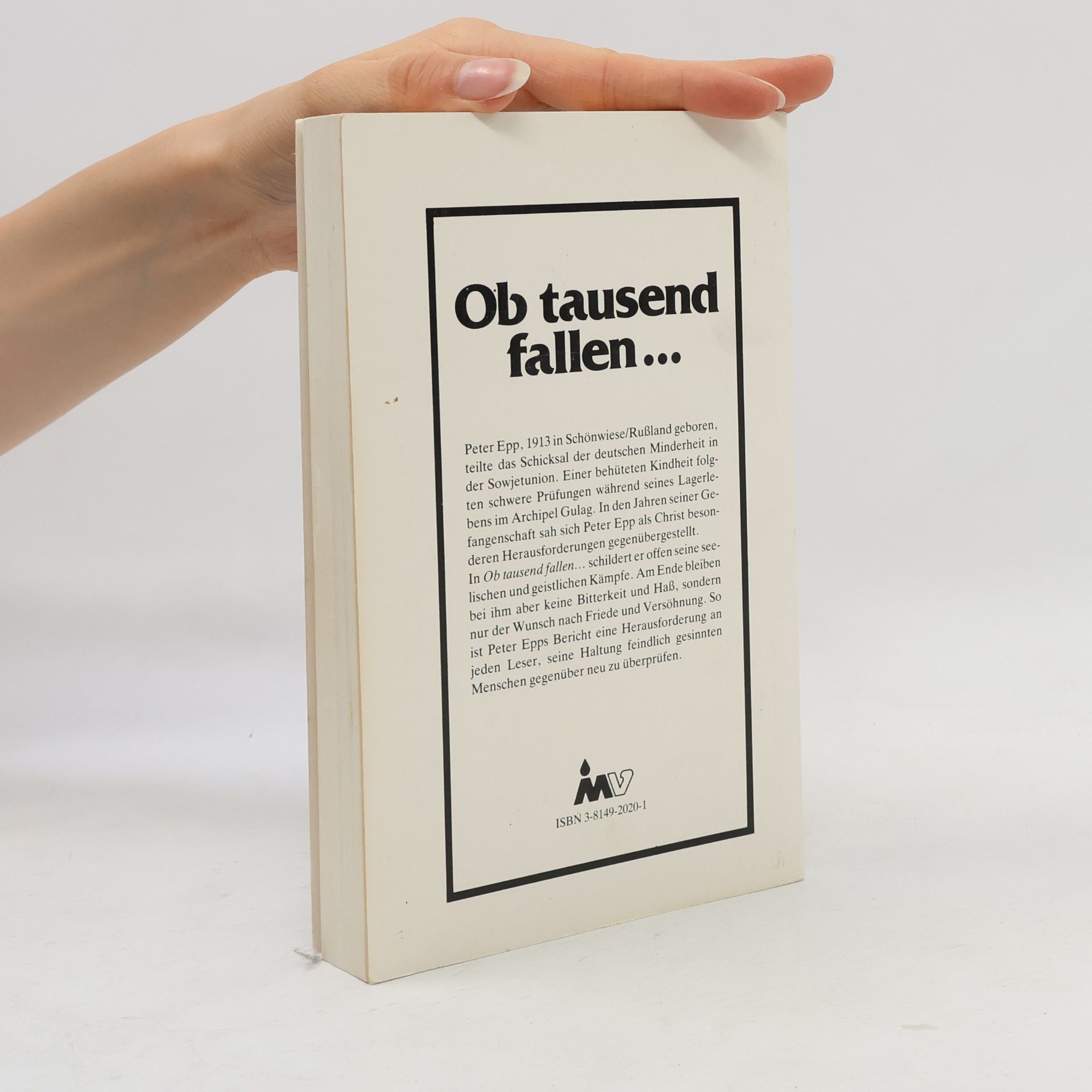Peter Epp Ob tausend fallen ...