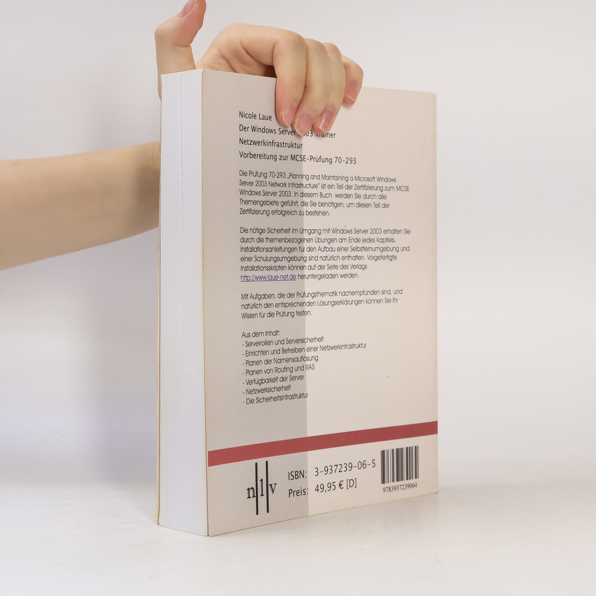 Nicole Laue Der Windows-Server-2003-Trainer - Netzwerkinfrastruktur