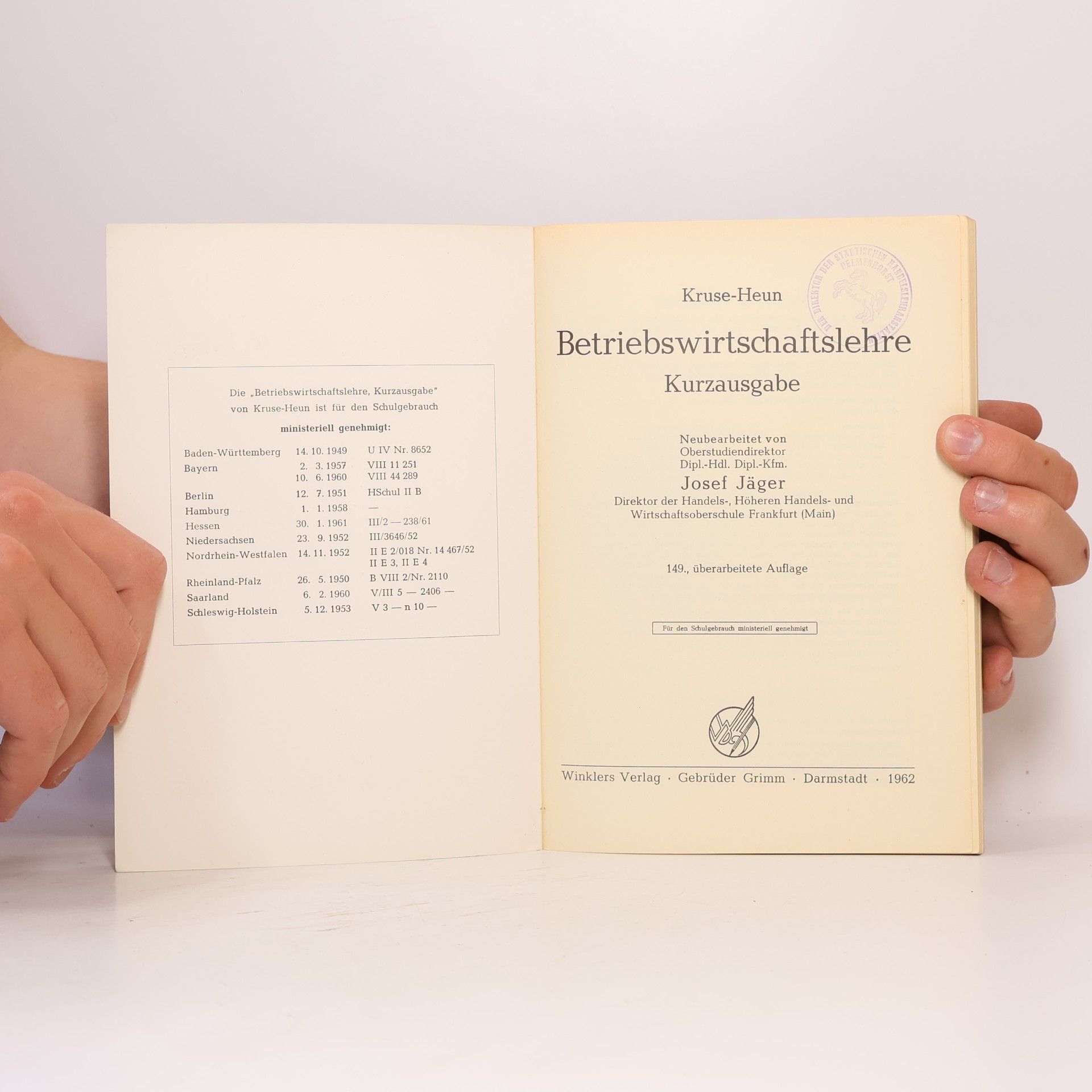 Josef Jäger Betriebswirtschaftslehre. Kurzausgabe