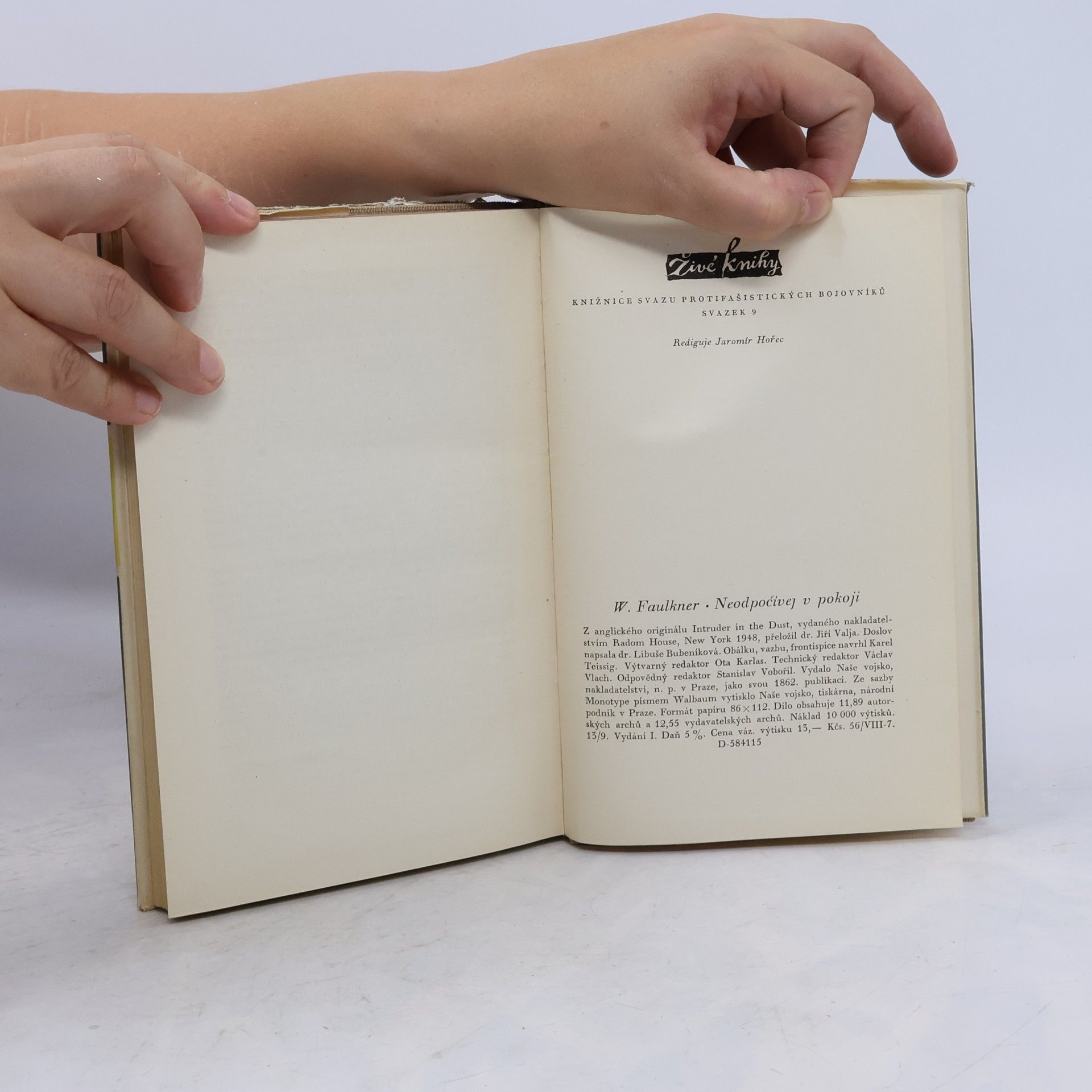 William Faulkner Neodpočívej v pokoji
