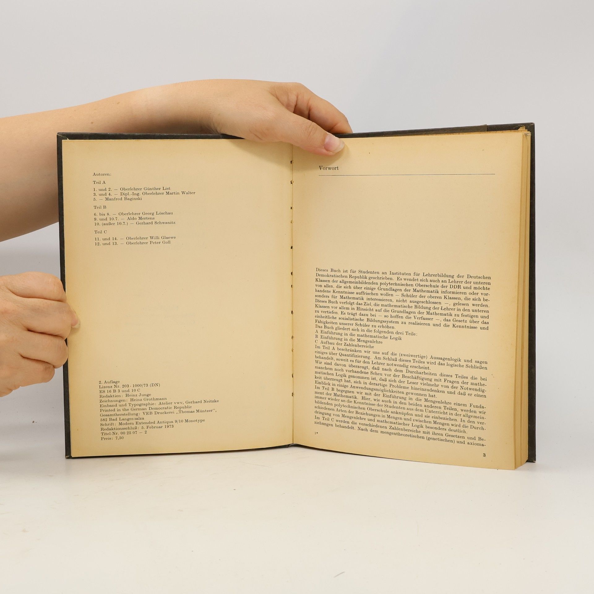 Various authors Mathematische Logik. Mengenlehre. Zahlenbereiche