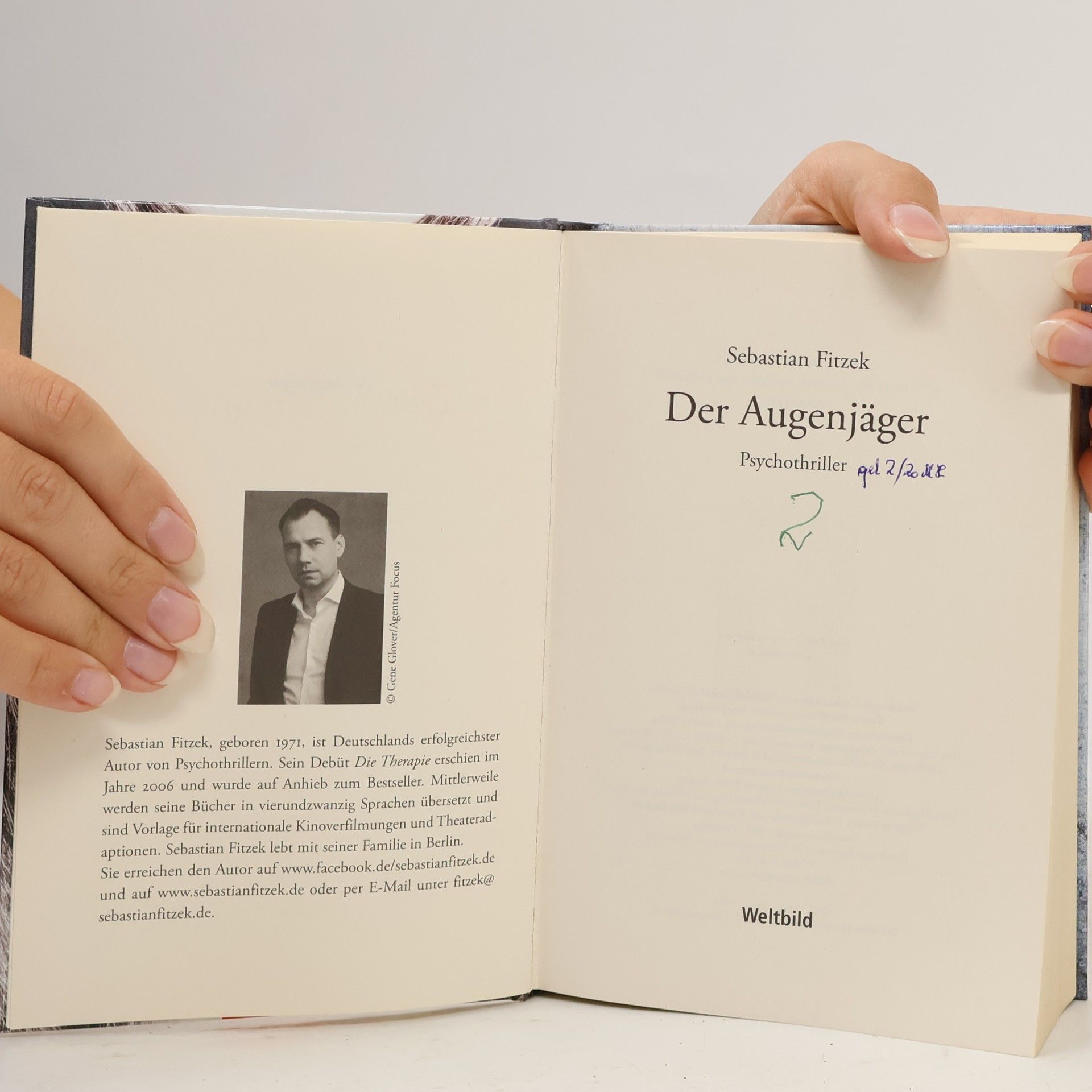 Sebastian Fitzek Der Augenjäger