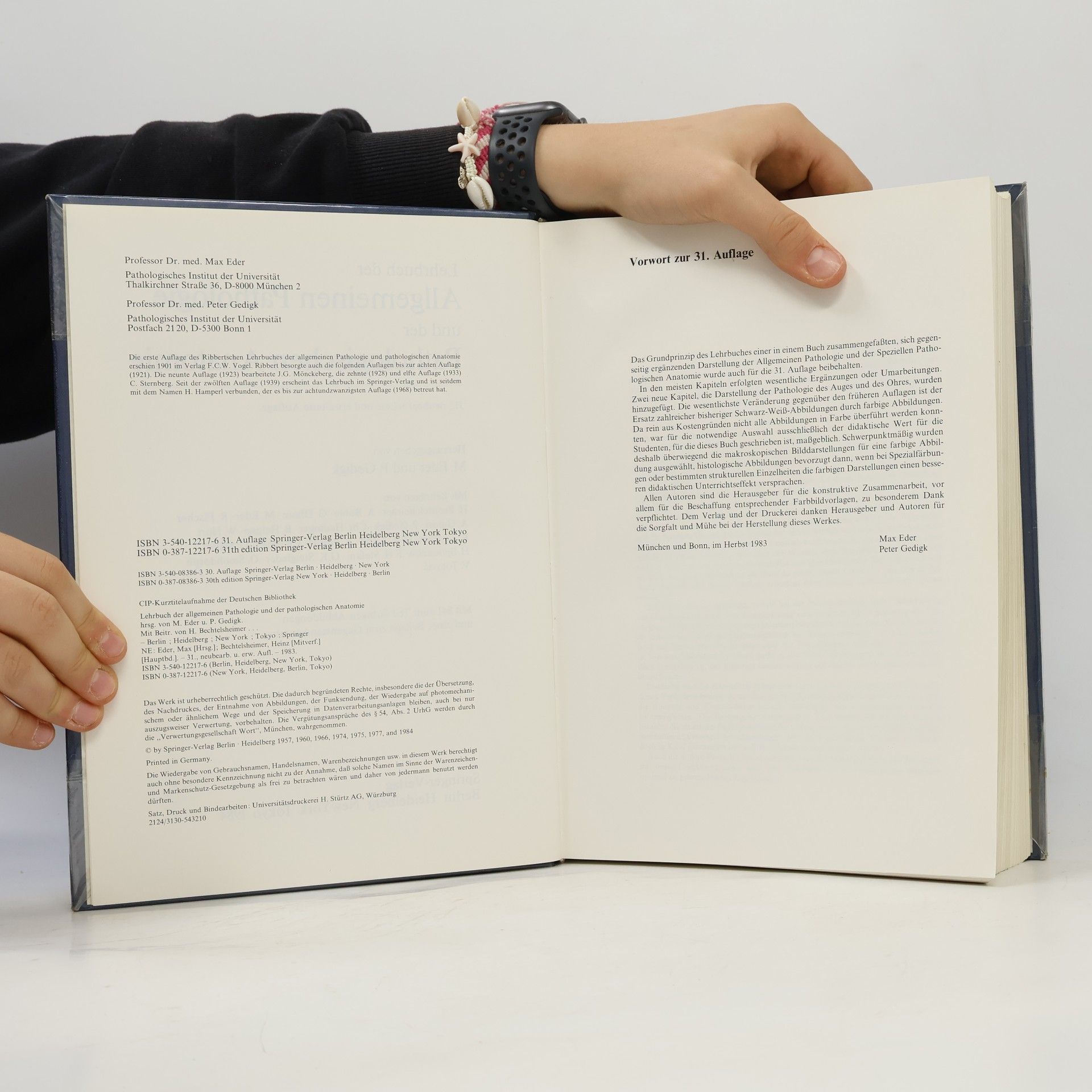 M. Eder Lehrbuch der allgemeinen Pathologie und der pathologischen Anatomie