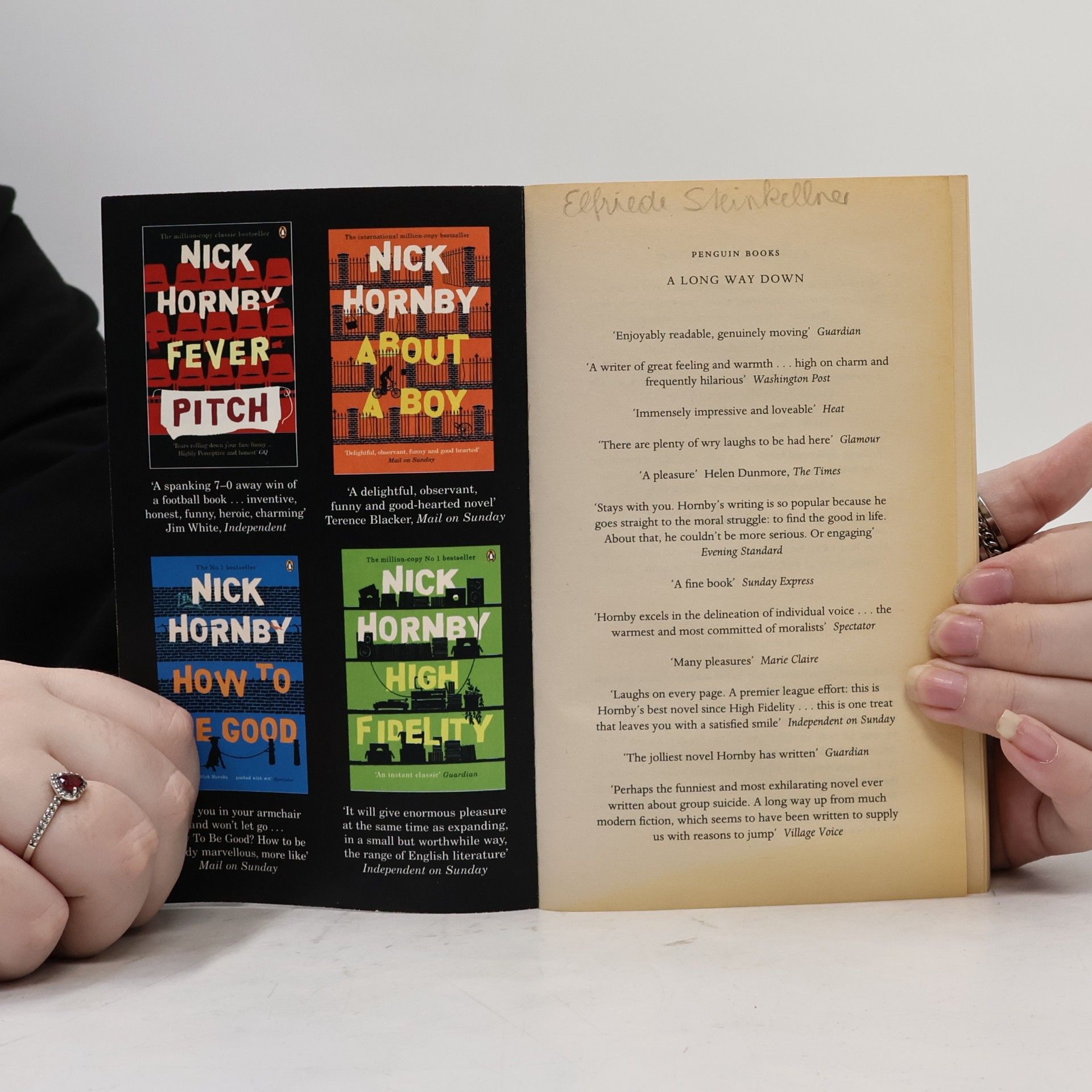 Nick Hornby A Long Way Down