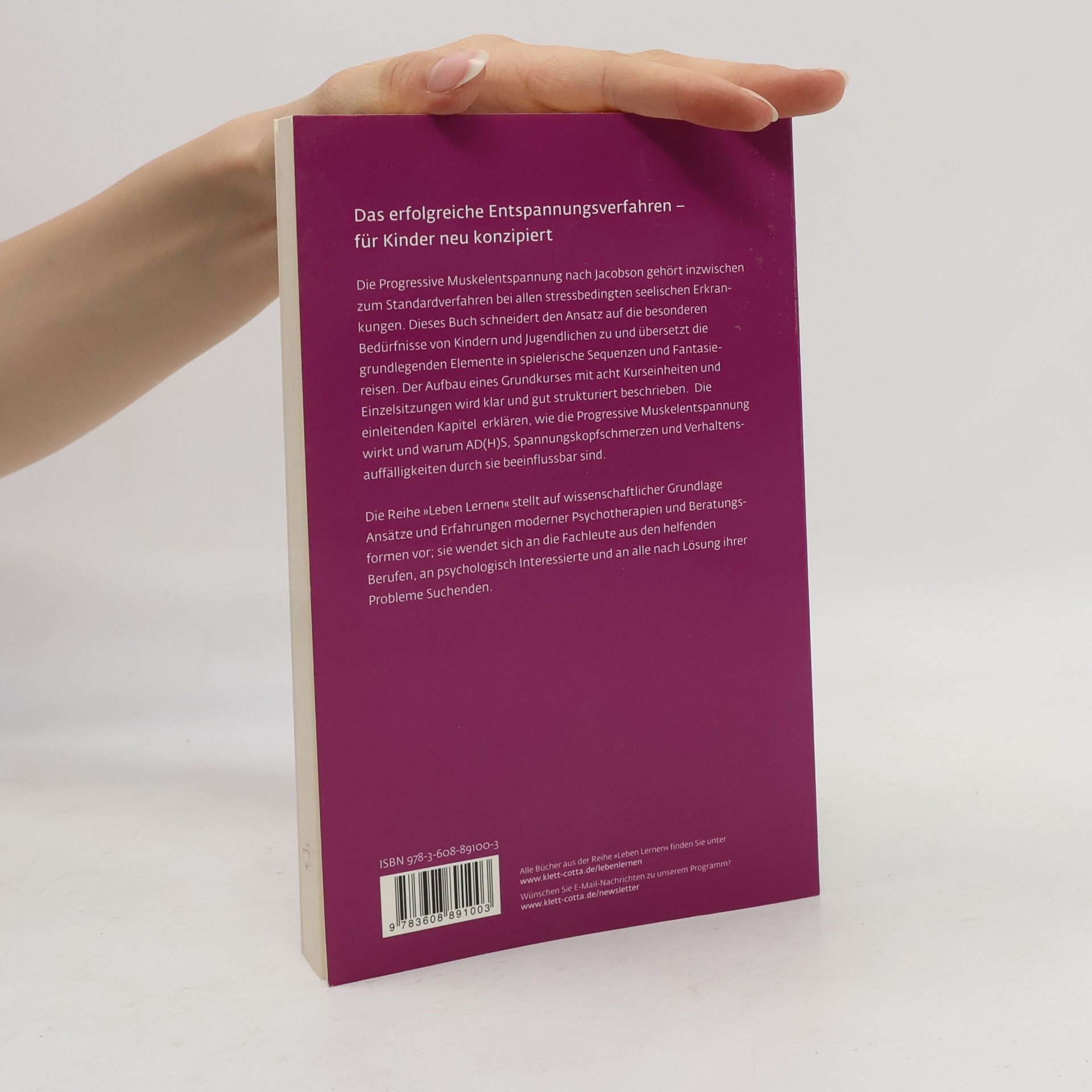 Claudia Reeker-Lange Leben lernen: Handbuch der progressiven Muskelentspannung für Kinder