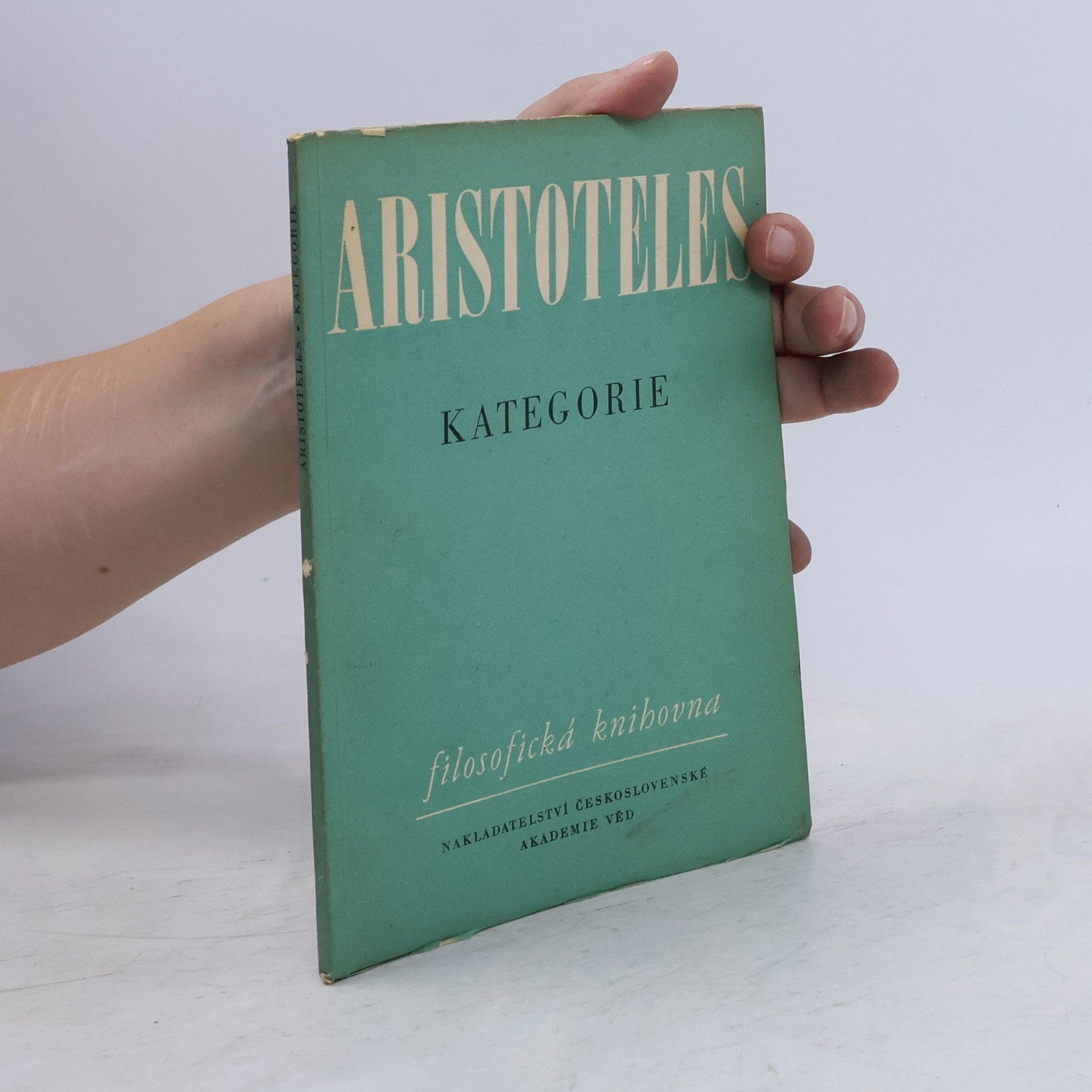 Aristotelés Kategorie. Organon I