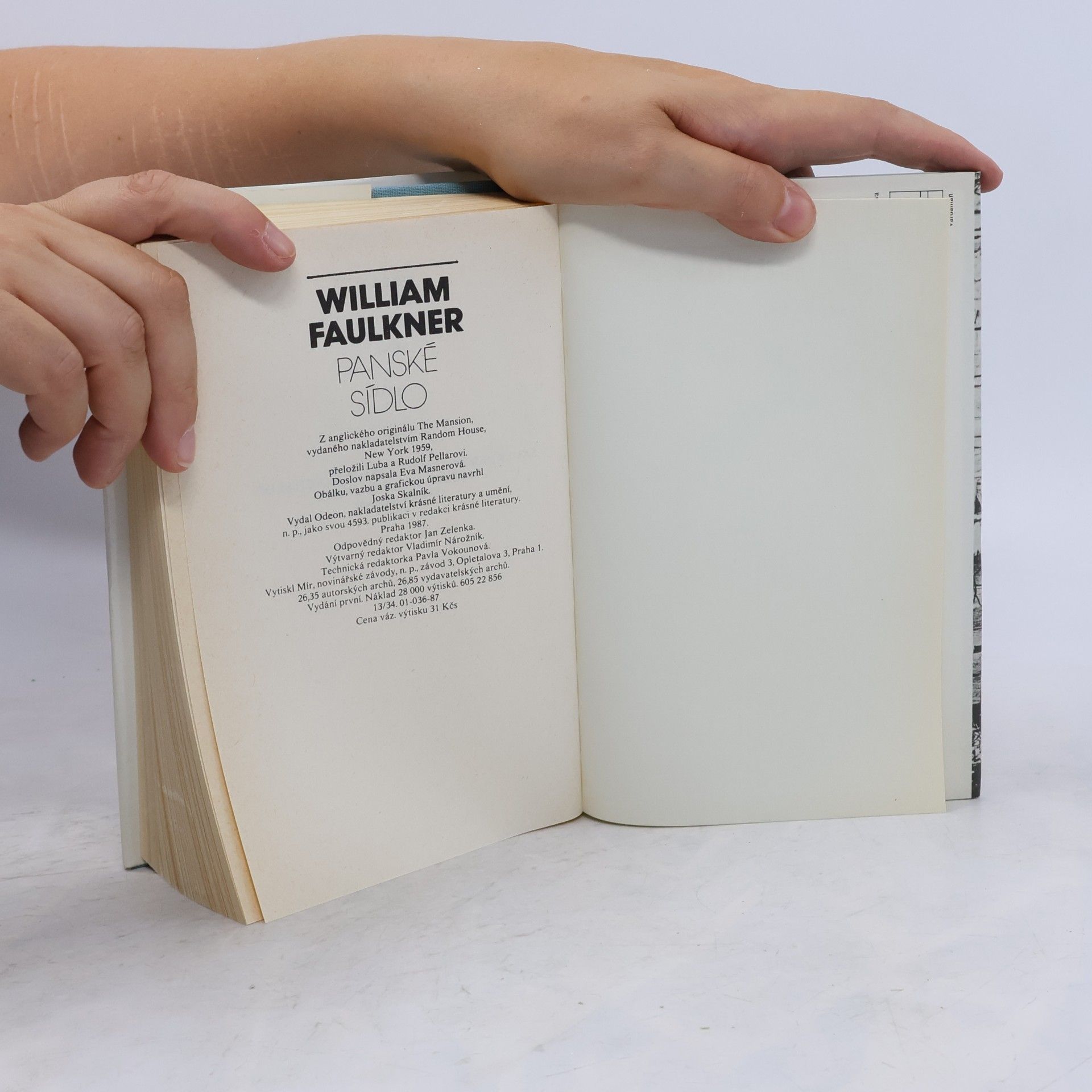 William Faulkner Panské sídlo