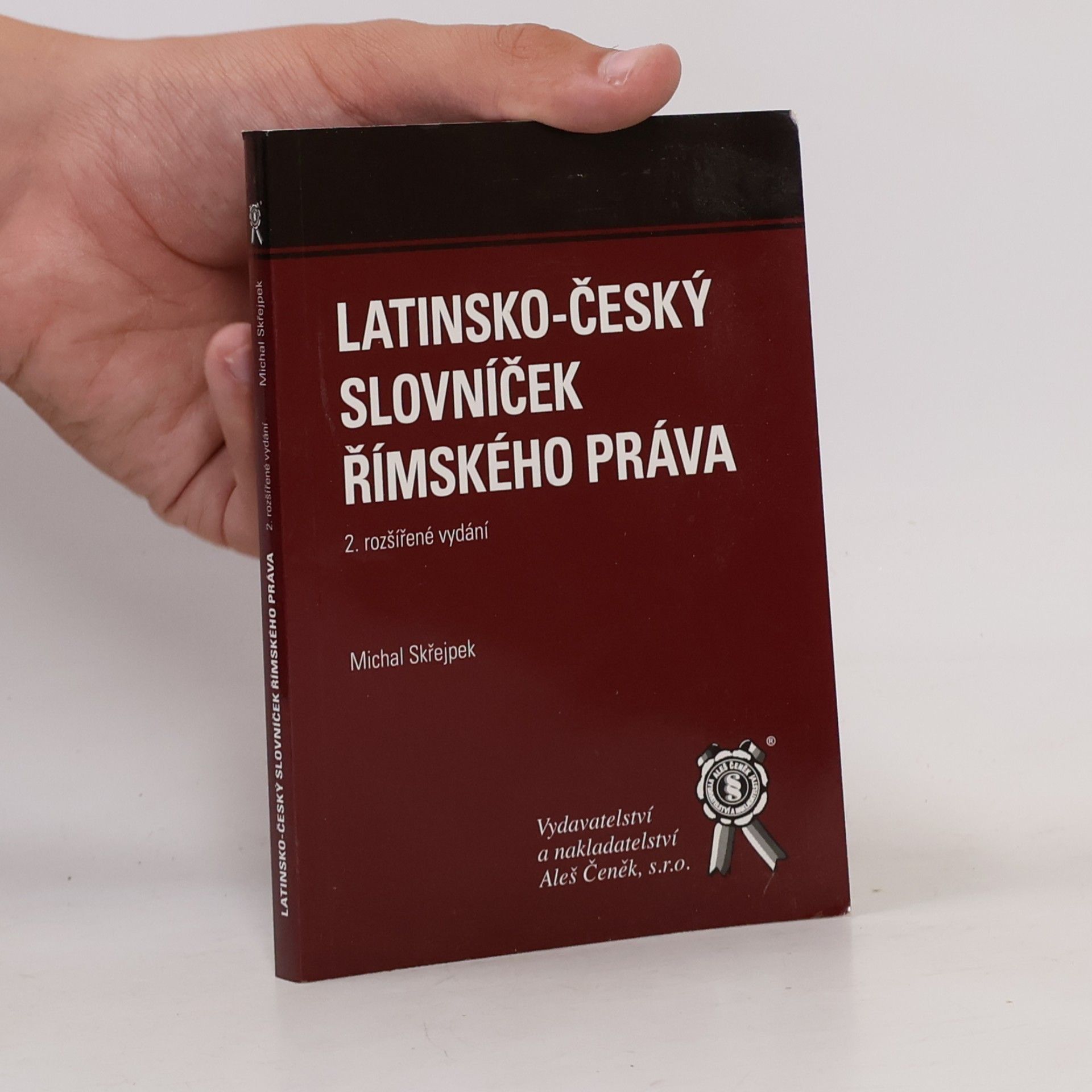 Michal Skřejpek Latinsko-český slovníček římského práva - 2. rozšířené vydání