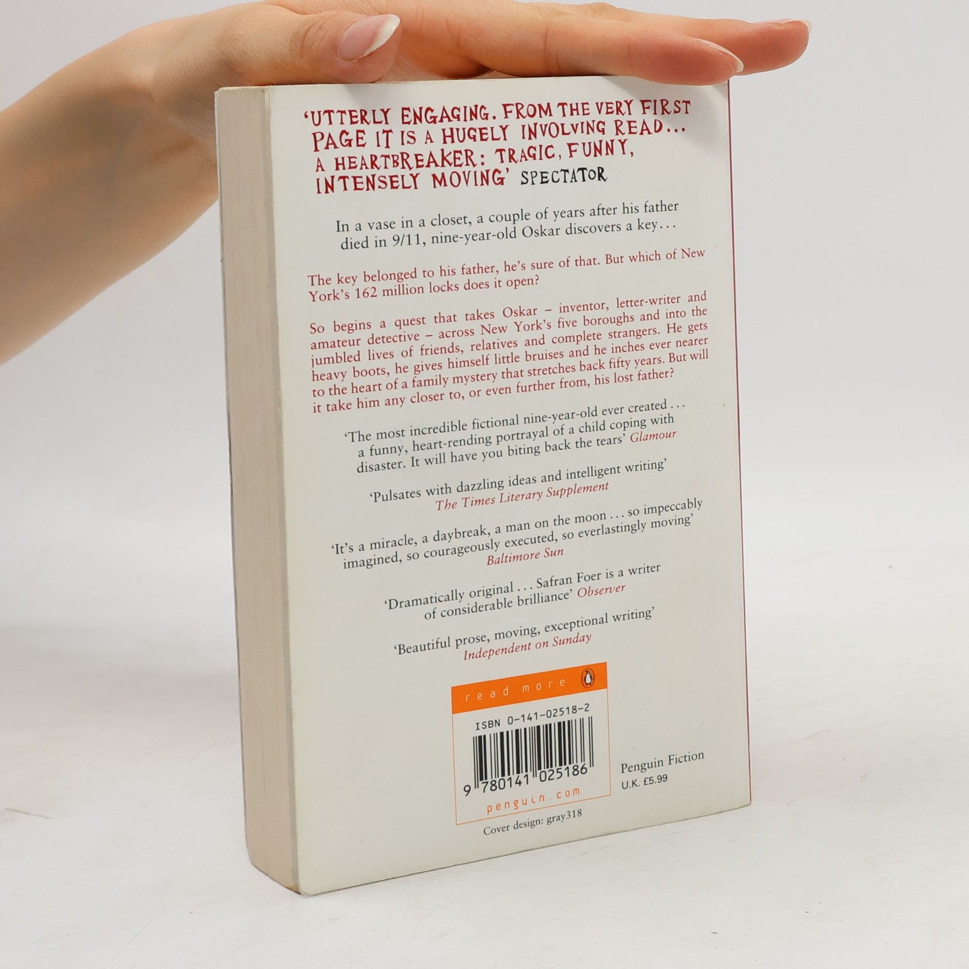 Jonathan Safran Foer Extremely loud & incredibly close