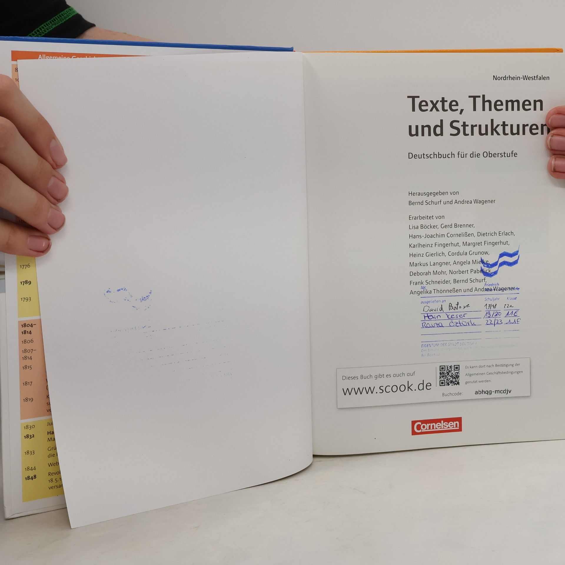 Bernd Schurf Texte, Themen und Strukturen : Deutsbuch für die Oberstufe