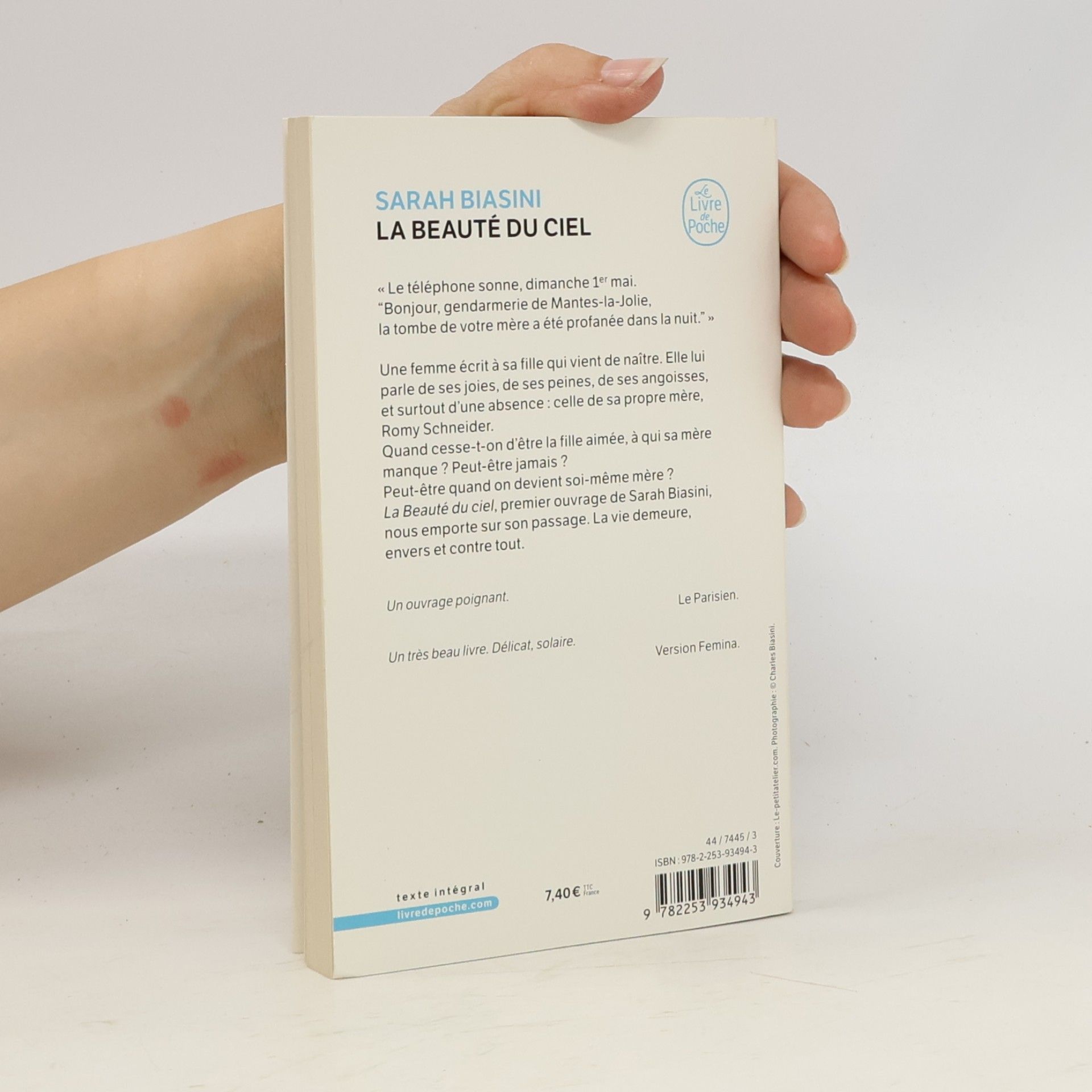 Sarah Biasini Le Livre de Poche: La beauté du ciel