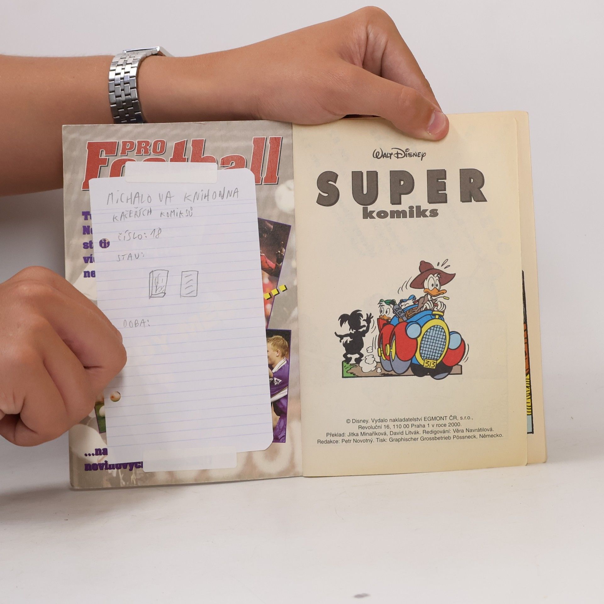 Walt Disney Disney Super komiks č. 18 (5/00)