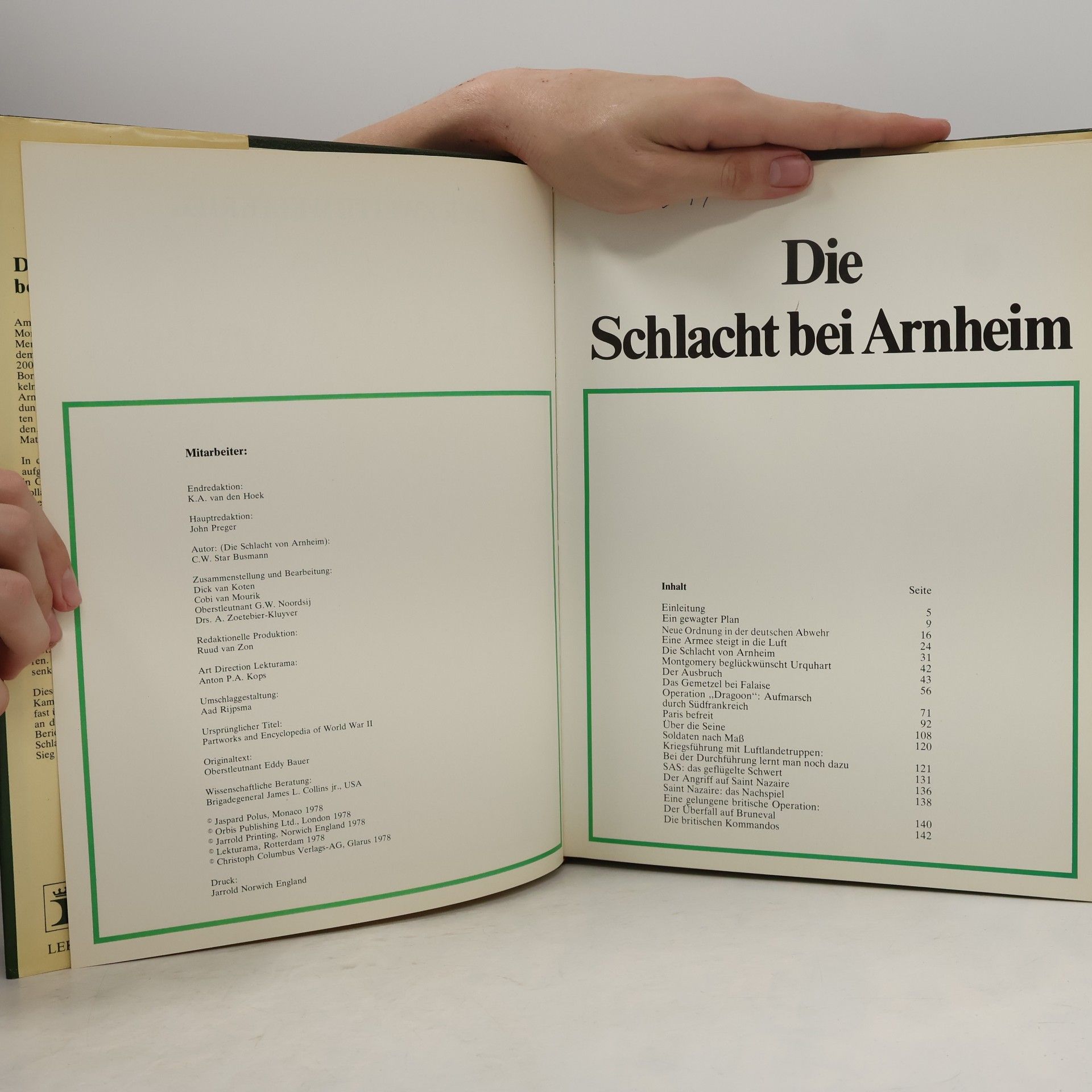 Autorenkollektiv Die Schlacht bei Arnheim. Der Zweite Weltkrieg