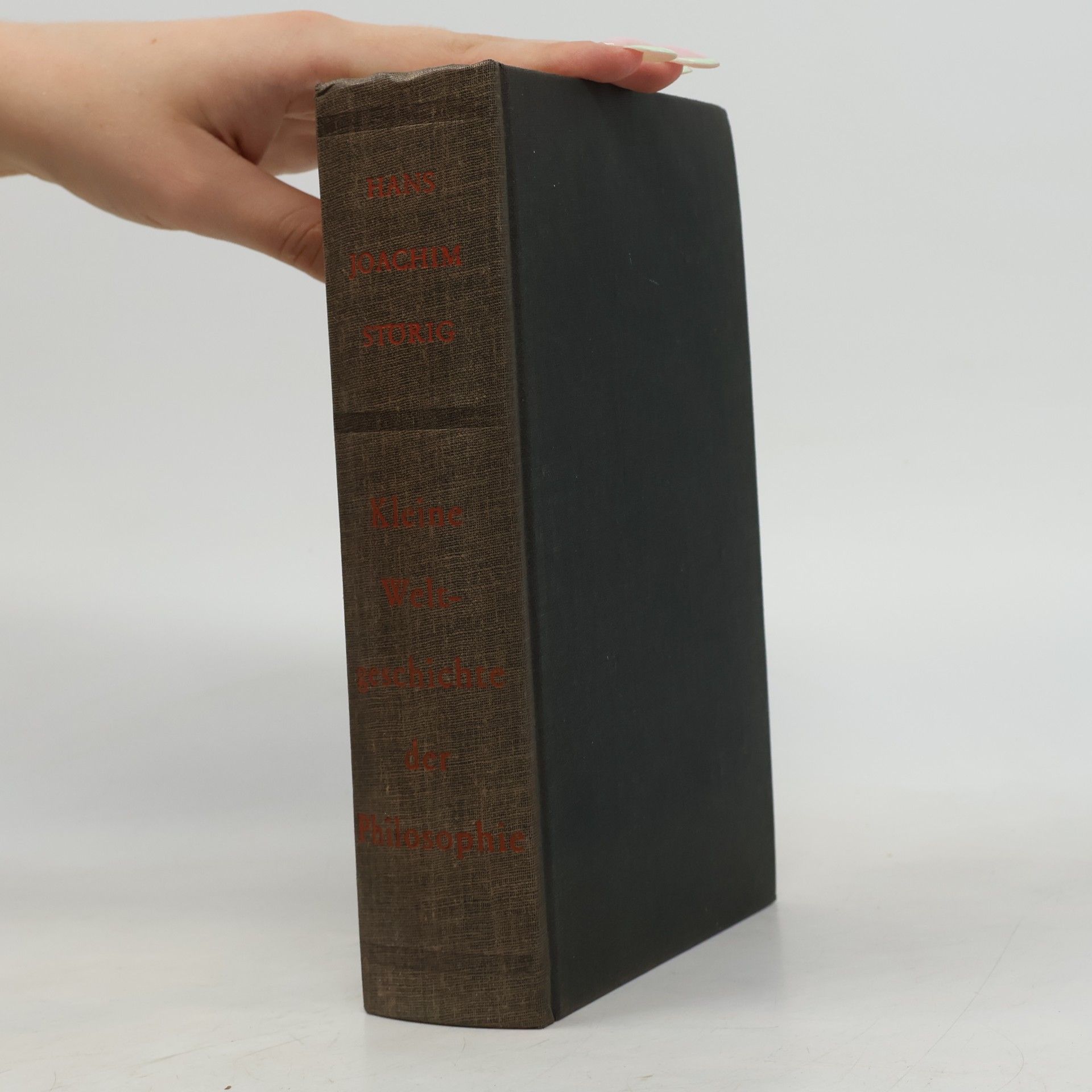 Hans Joachim Störig Kleine Weltgeschichte der Philosophie