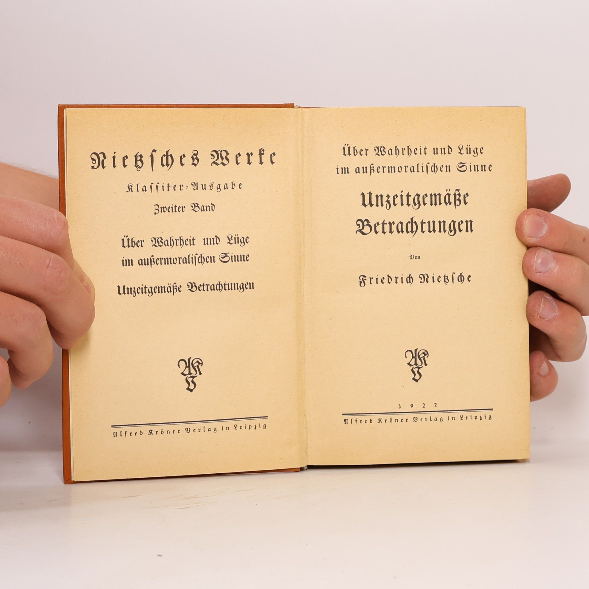 Friedrich Nietzsche Nietzsches Werke. 2. Band