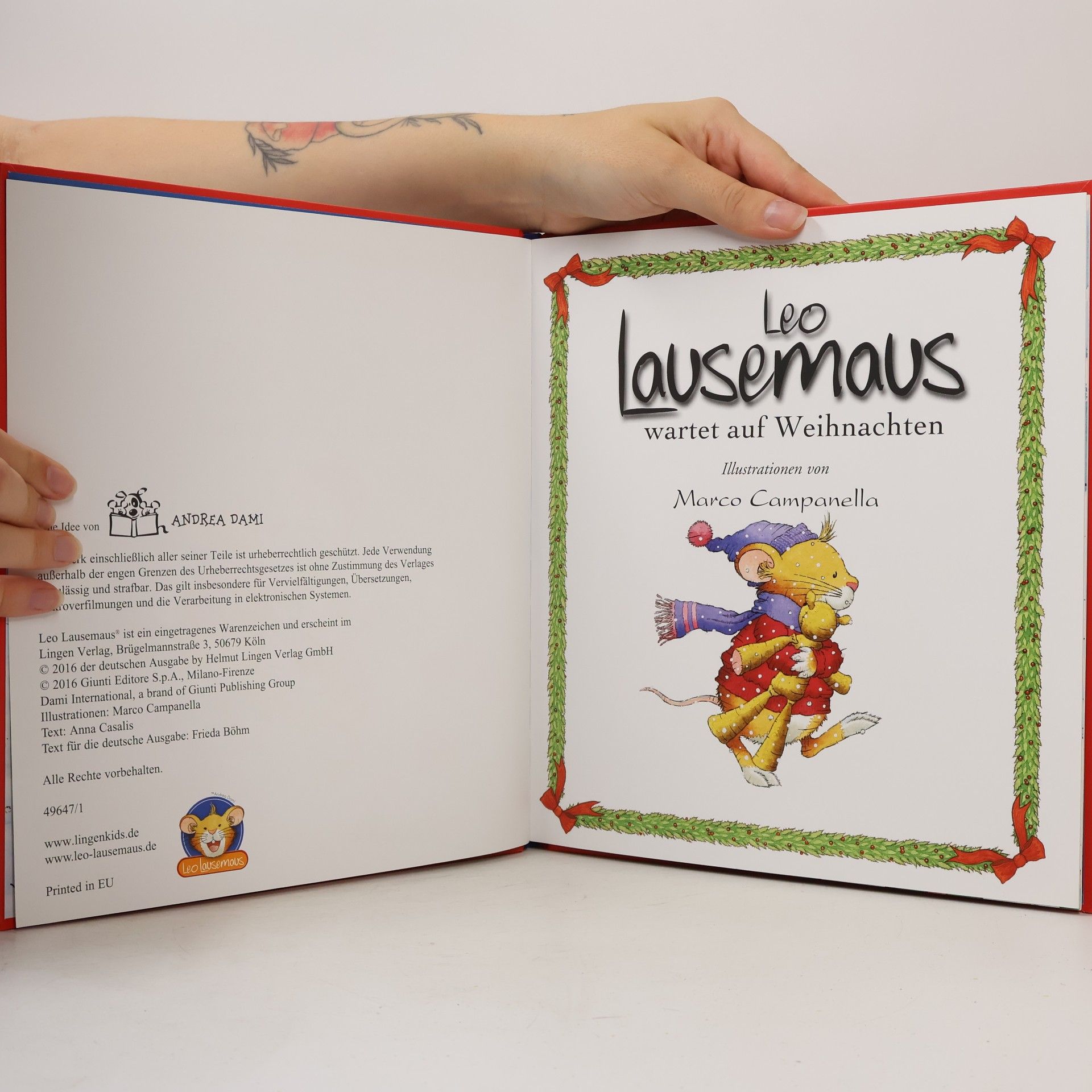 Collectif d'auteurs Leo Lausemaus wartet auf Weihnachten