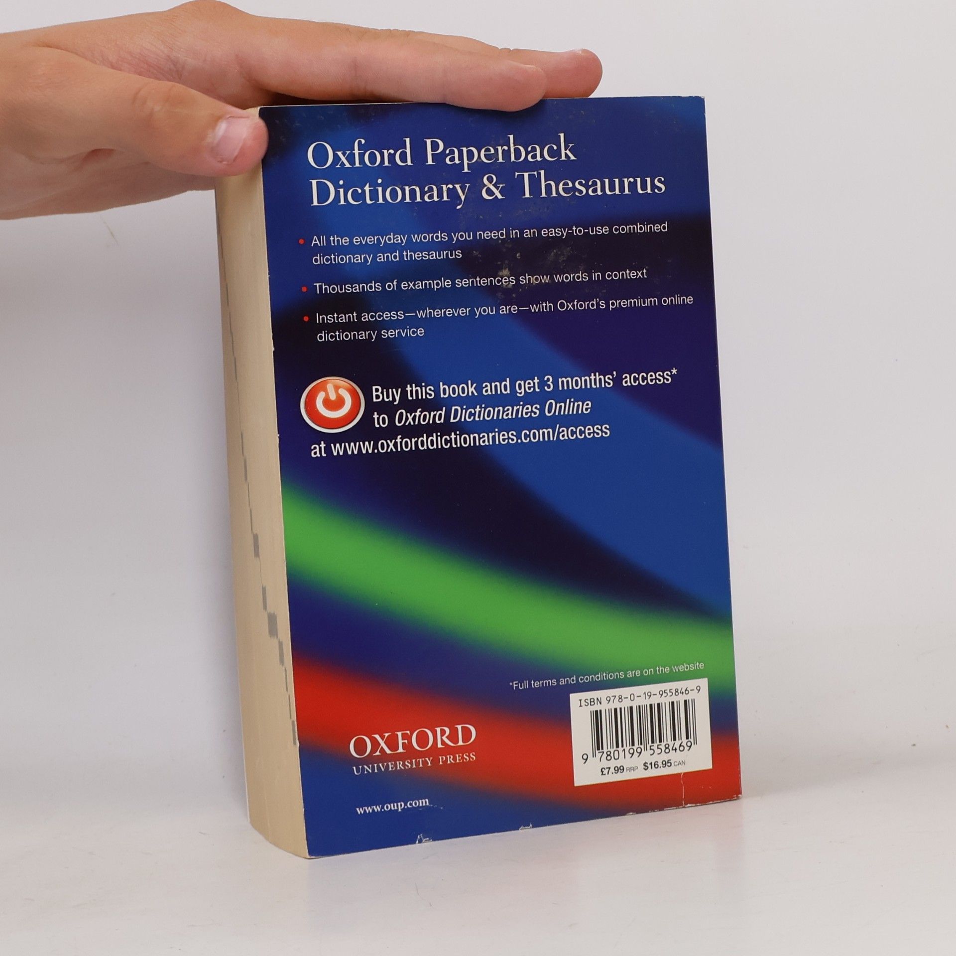 Maurice Waite Oxford paperback dictionary and thesaurus