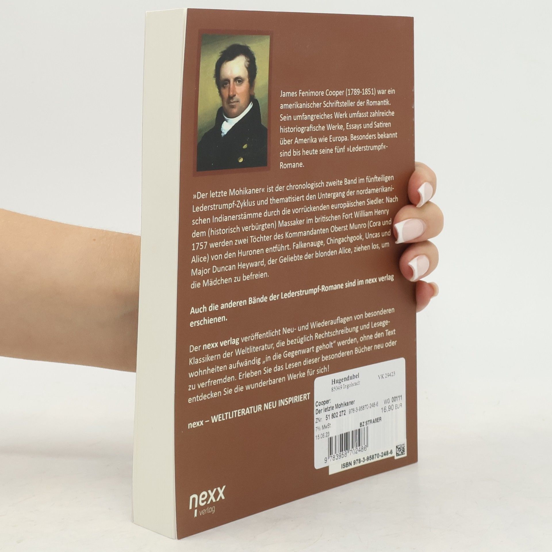 James Fenimore Cooper Der letzte Mohikaner