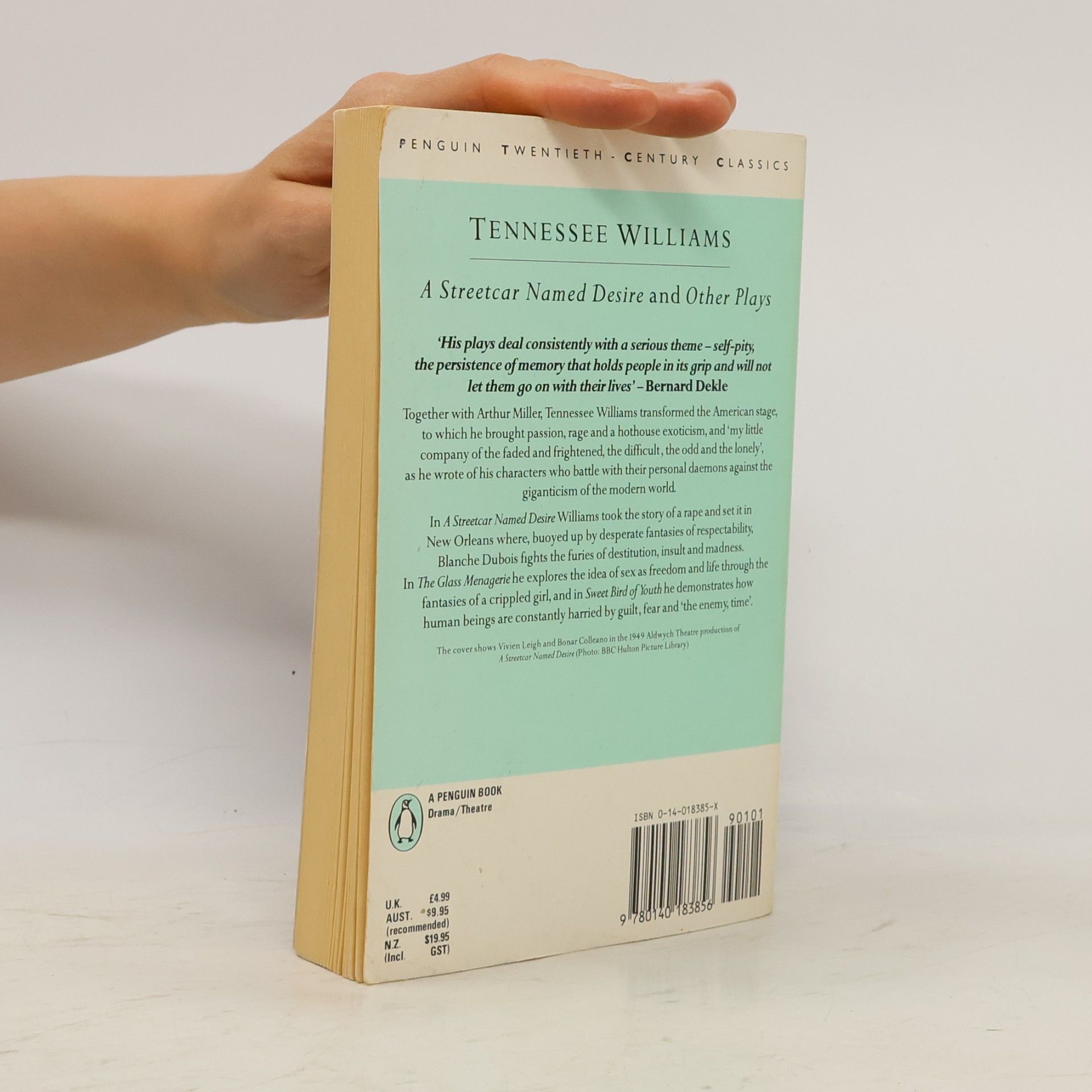 Tennessee Williams A Streetcar Named Desire and Other Plays