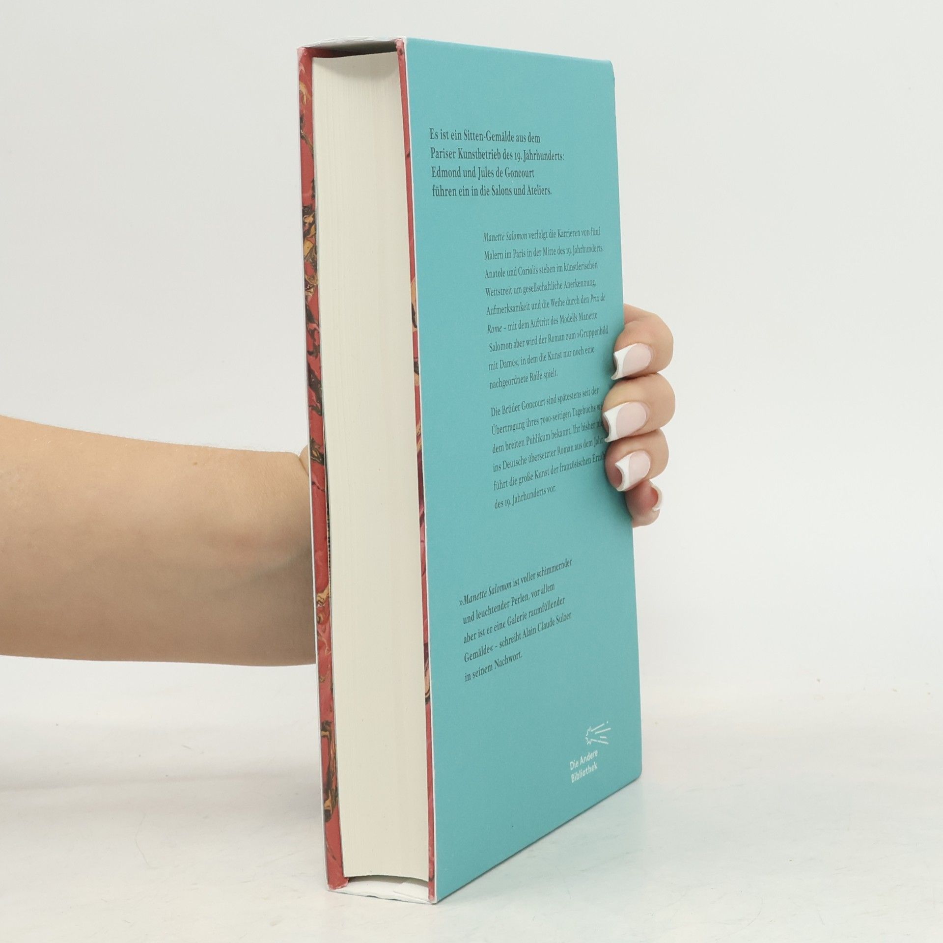 Edmond de Goncourt Die Andere Bibliothek - 394: Manette Salomon
