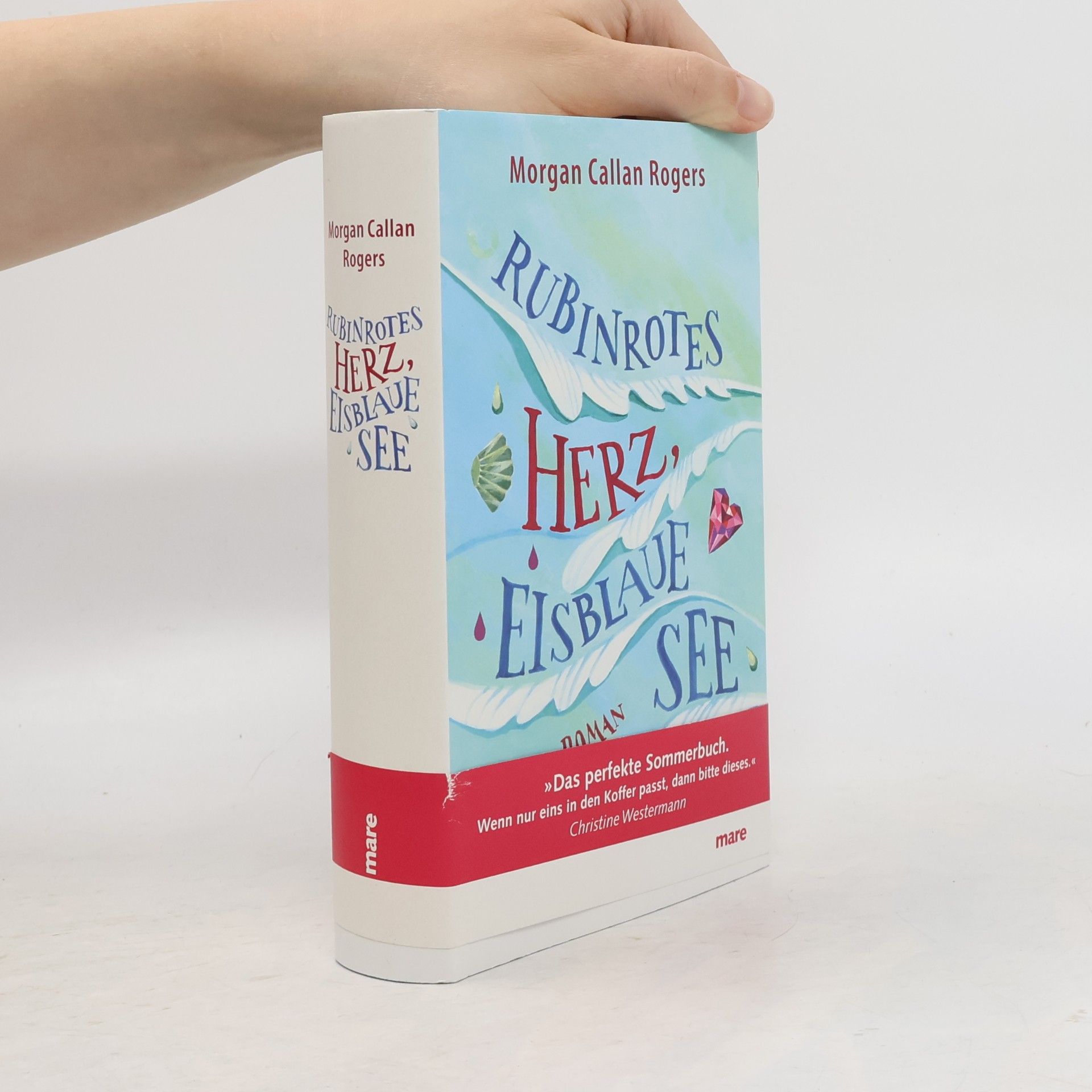 Morgan Rogers Rubinrotes Herz, eisblaue See