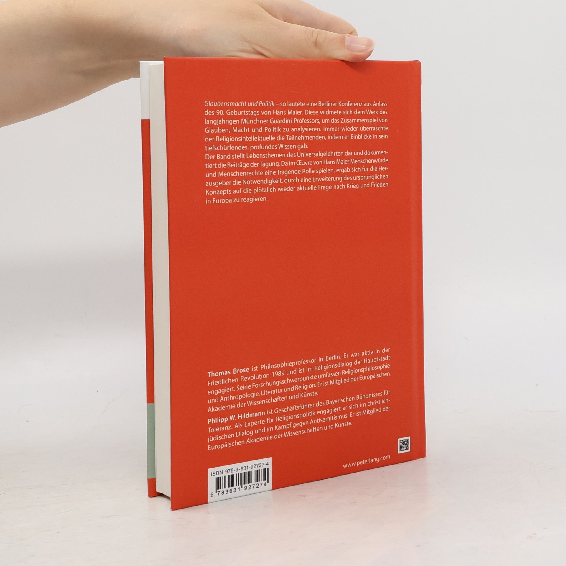Thomas Brose Berliner Bibliothek: Religion - Kultur - Wissenschaft - 15: Glaubensmacht und Politik