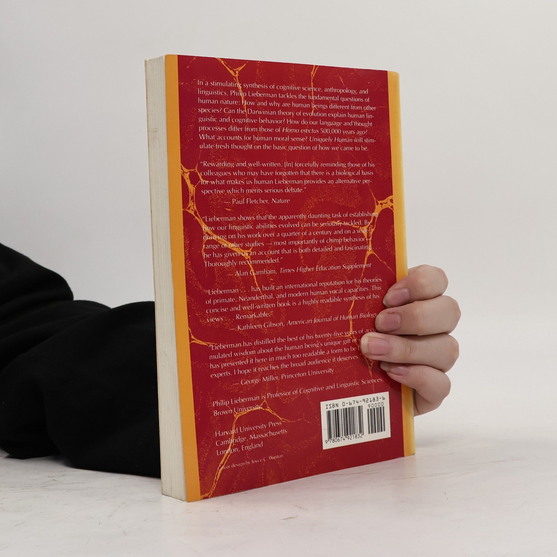Philip Lieberman Uniquely Human