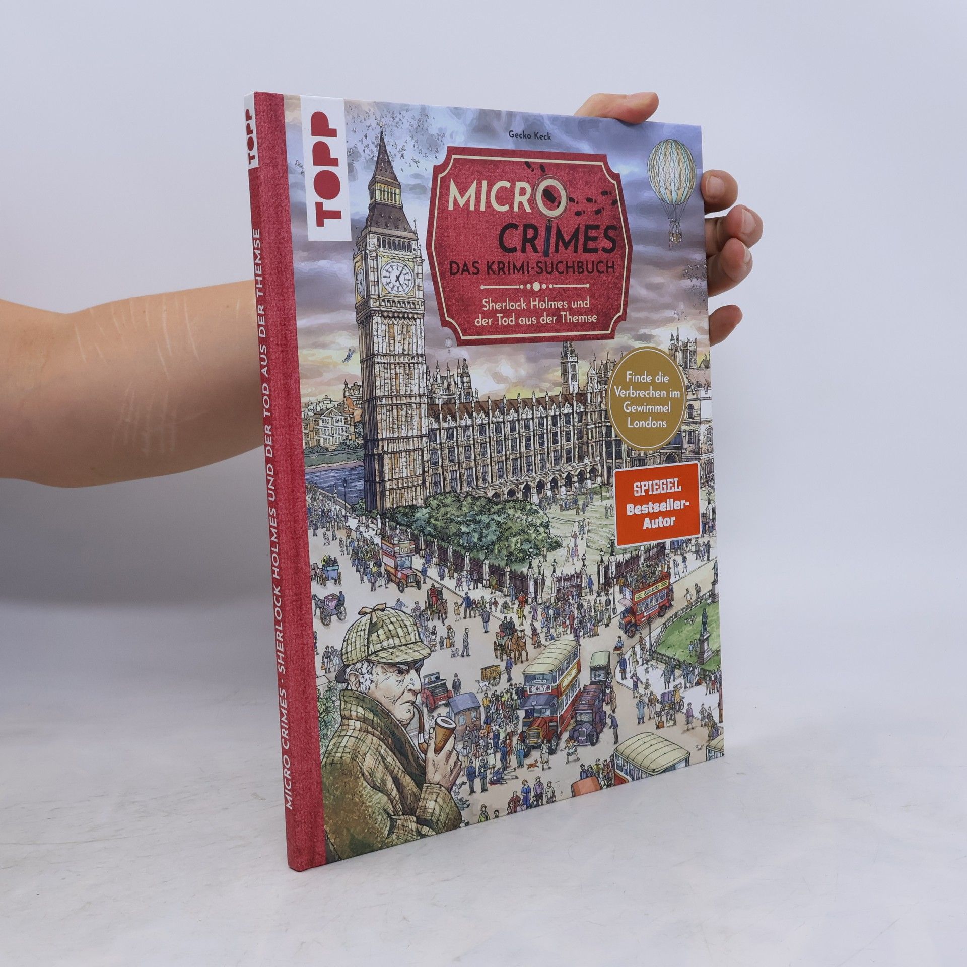 Gecko Keck Mikro Crimes.Das Krimi-Suchbuch.Sherlock Holmes und der Tod aus der Themse