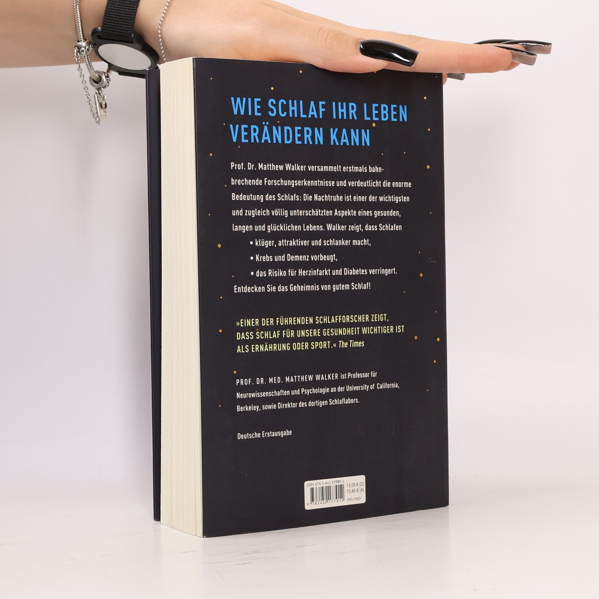 Matthew Walker Das gross Buch vom Schlaf