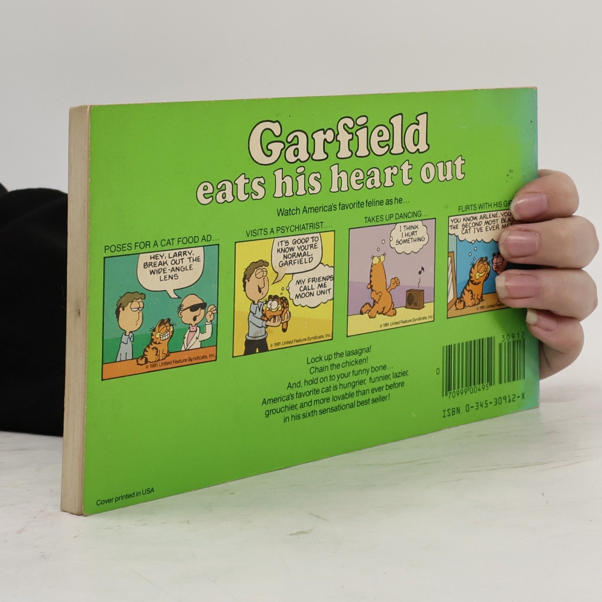 Jim Davis Garfield Eats His Heart Out
