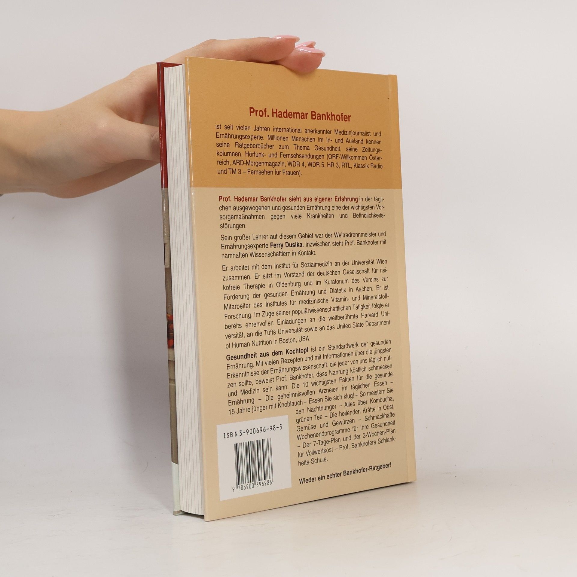 Hademar Bankhofer Gesundheit aus dem Kochtopf