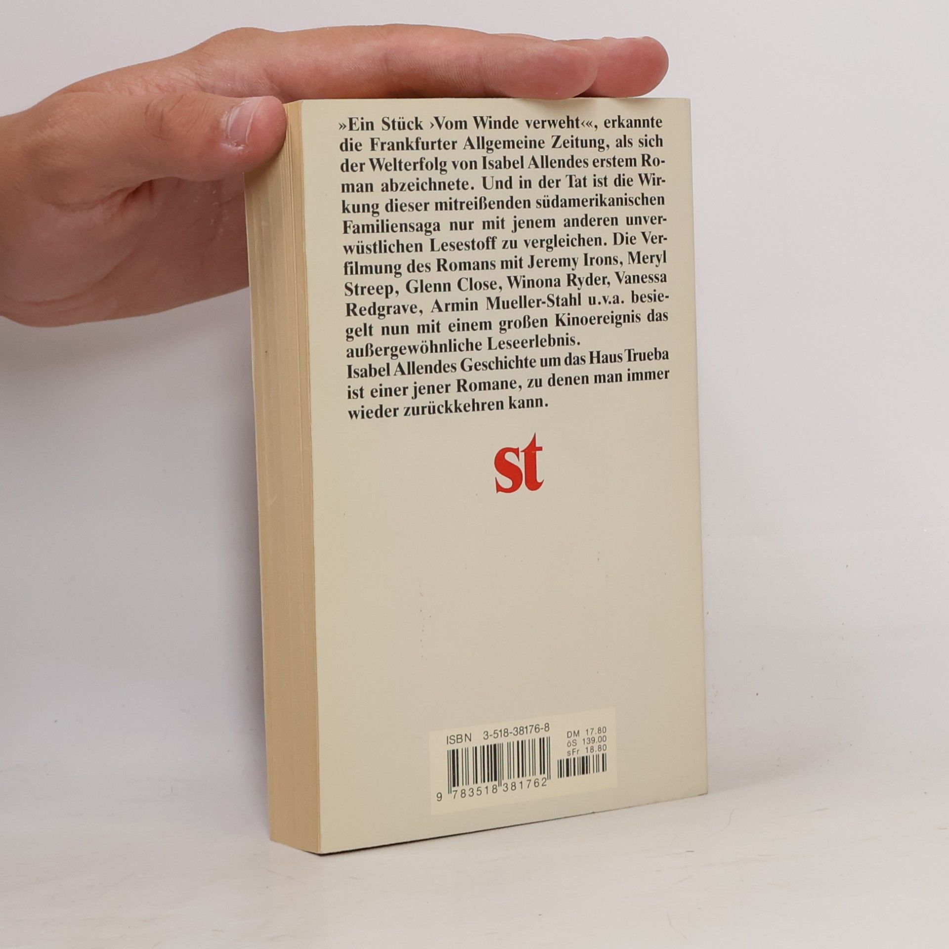 Isabel Allende Das Geisterhaus : Roman