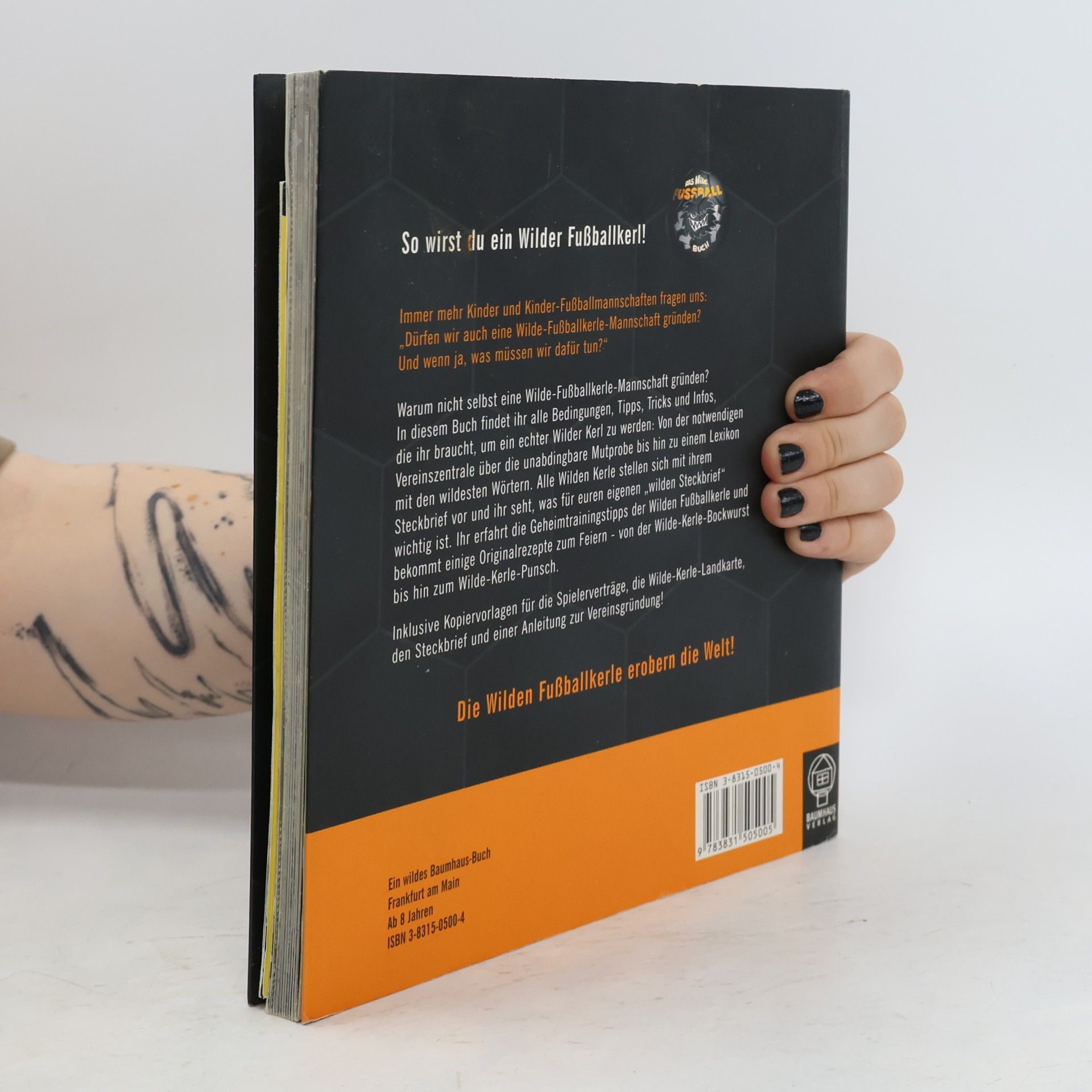 Joachim Masannek Das wilde Fußball-Buch