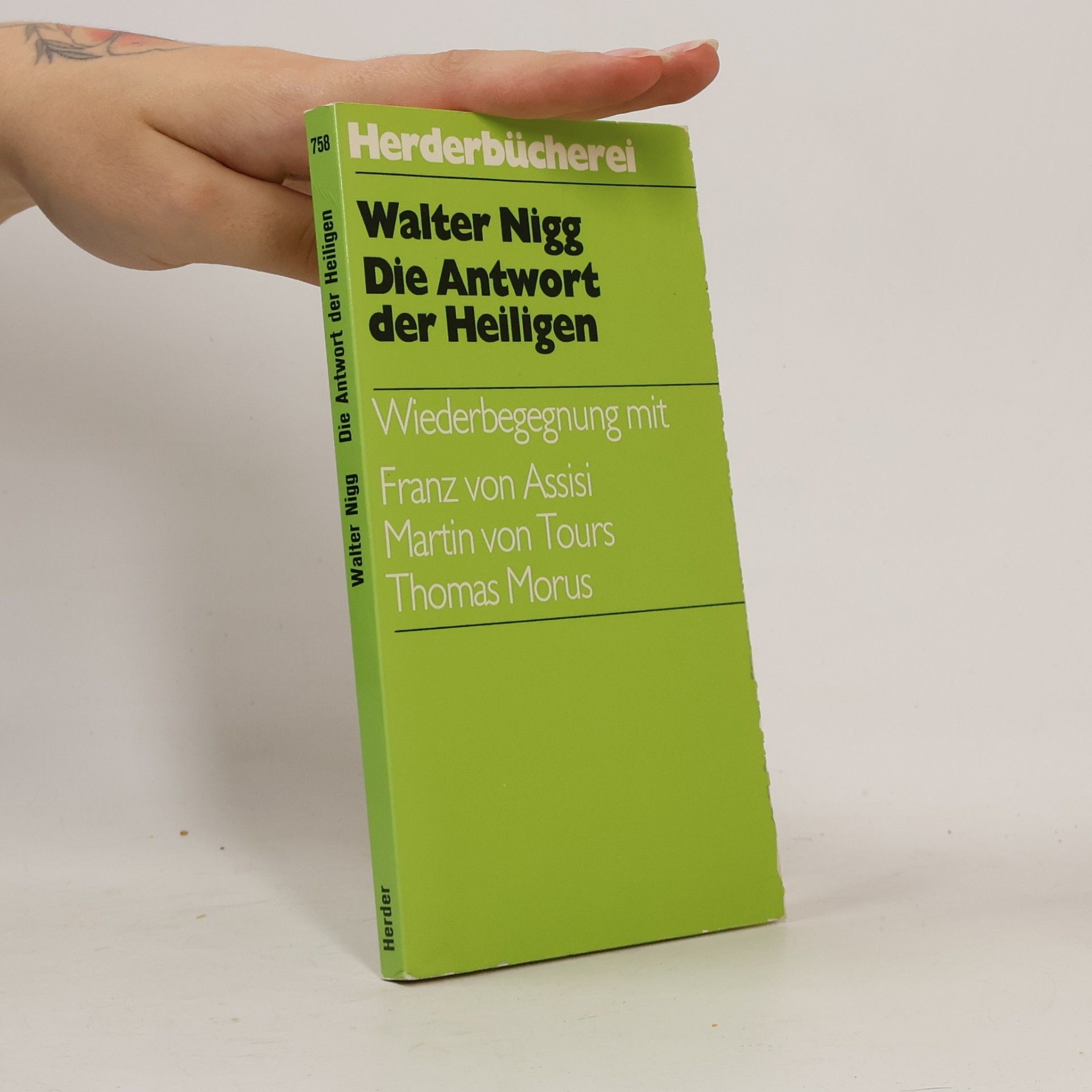 Walter Nigg Die Antwort der Heiligen