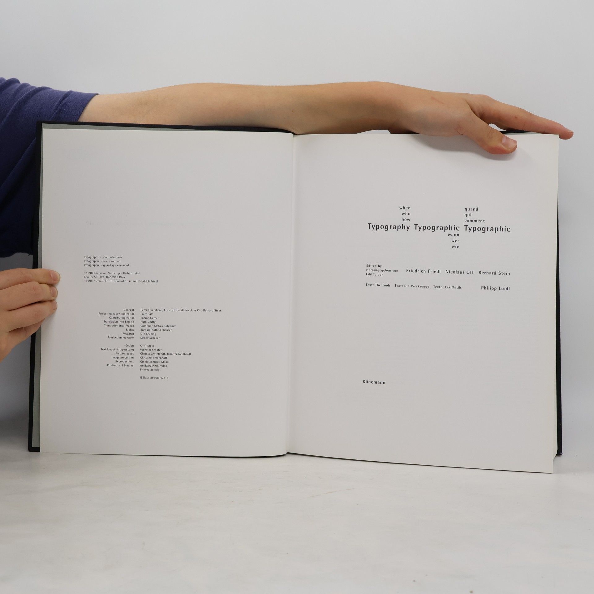 Friedrich Friedl Typography - when, who, how