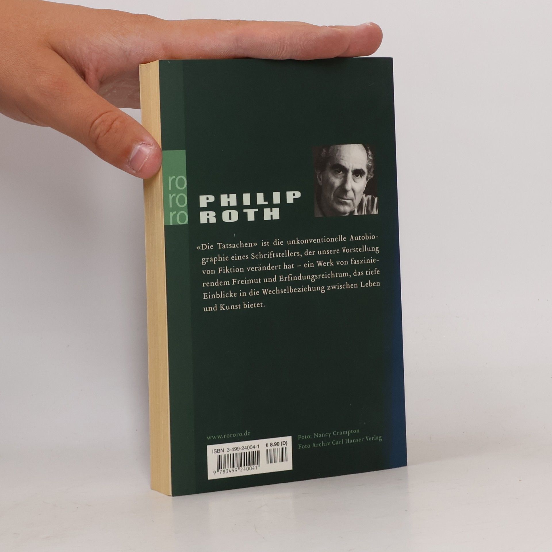 Philip Roth Die Tatsachen