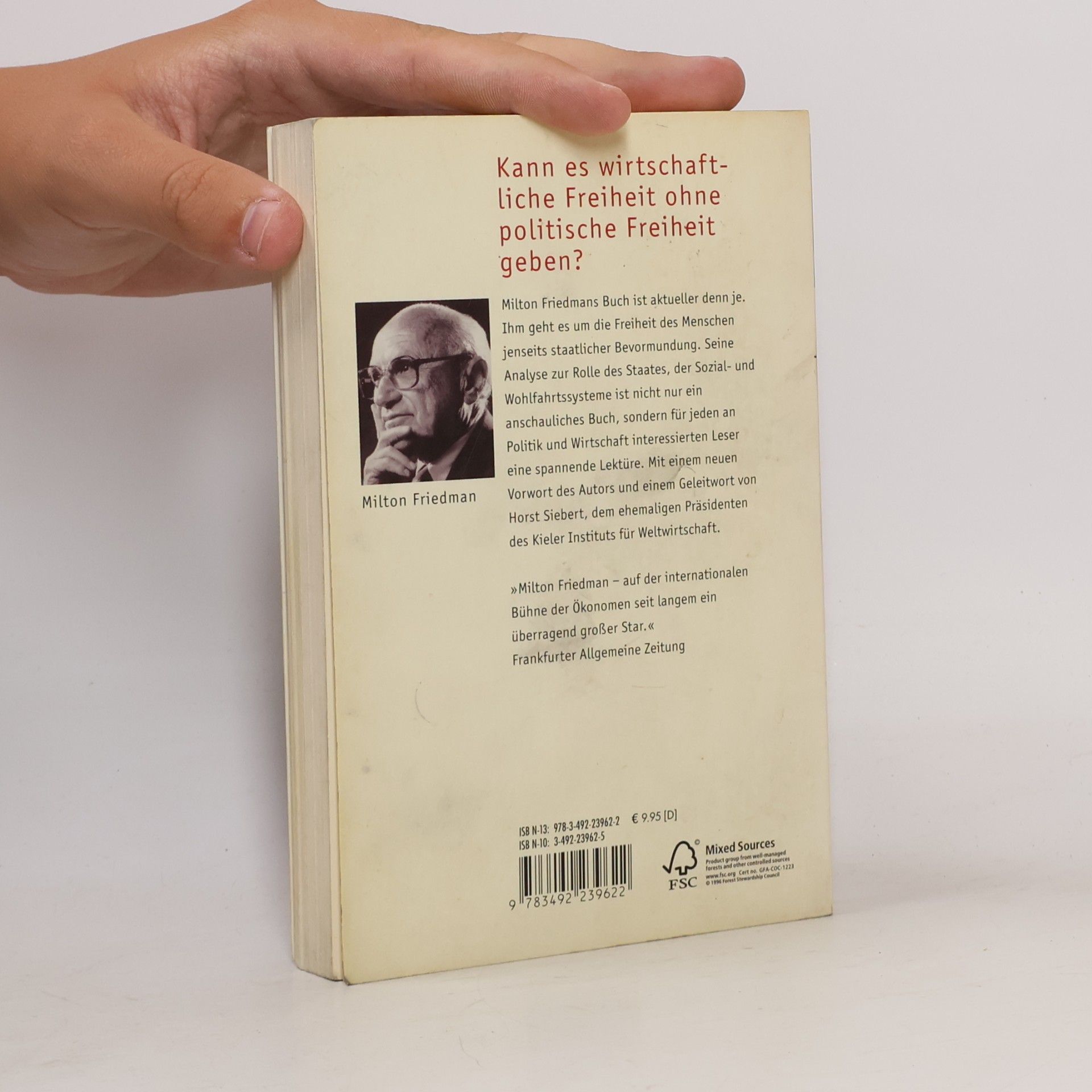 Rose D. Friedman Kapitalismus und Freiheit