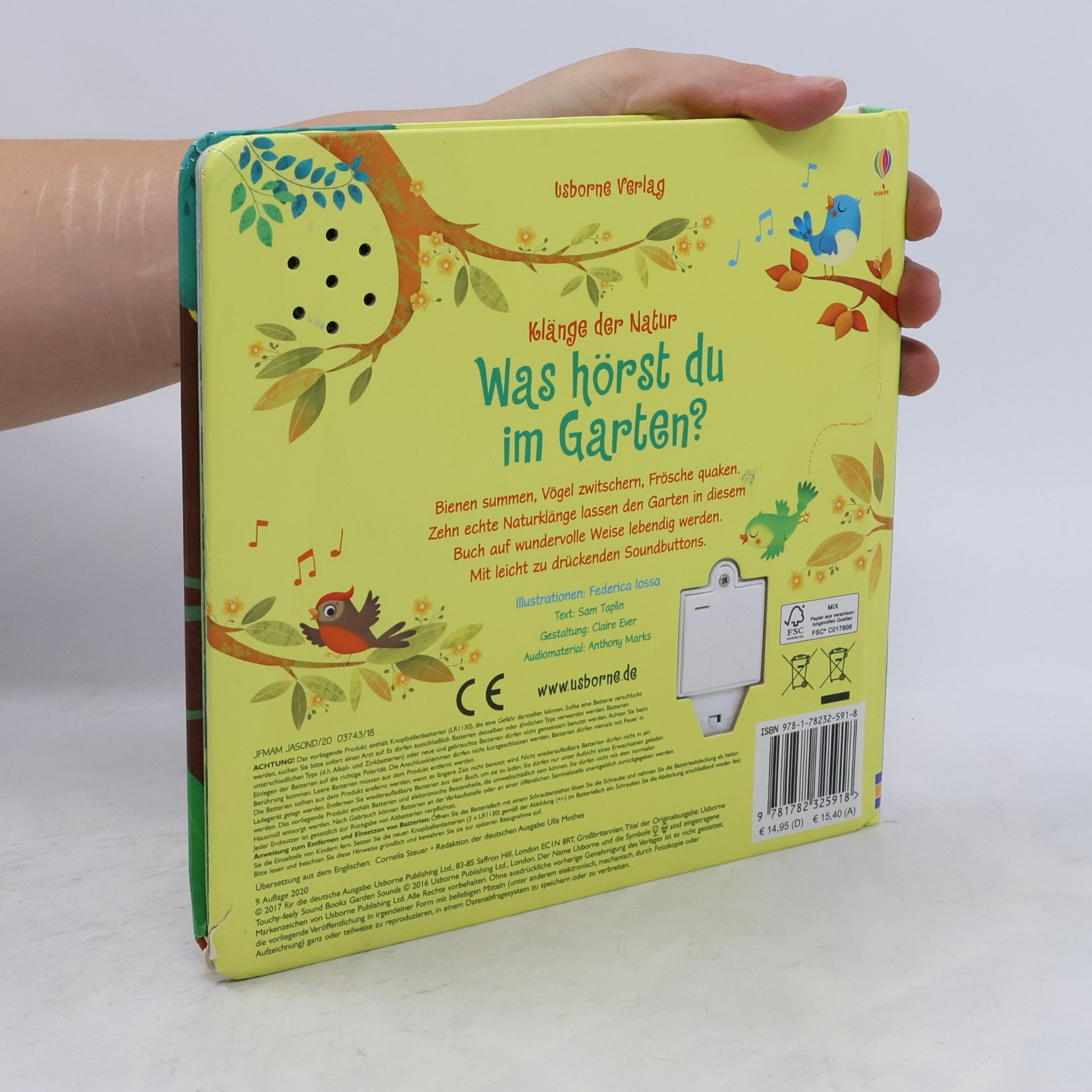 Federica Iossa Klänge der Natur - was hörst du im Garten?