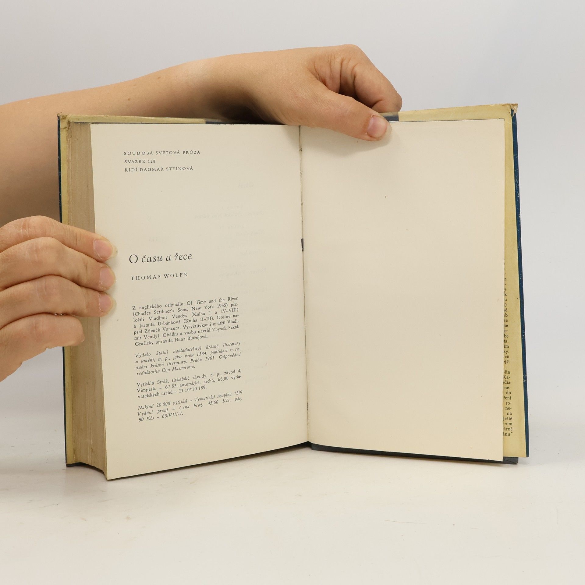 Thomas Clayton Wolfe O času a řece