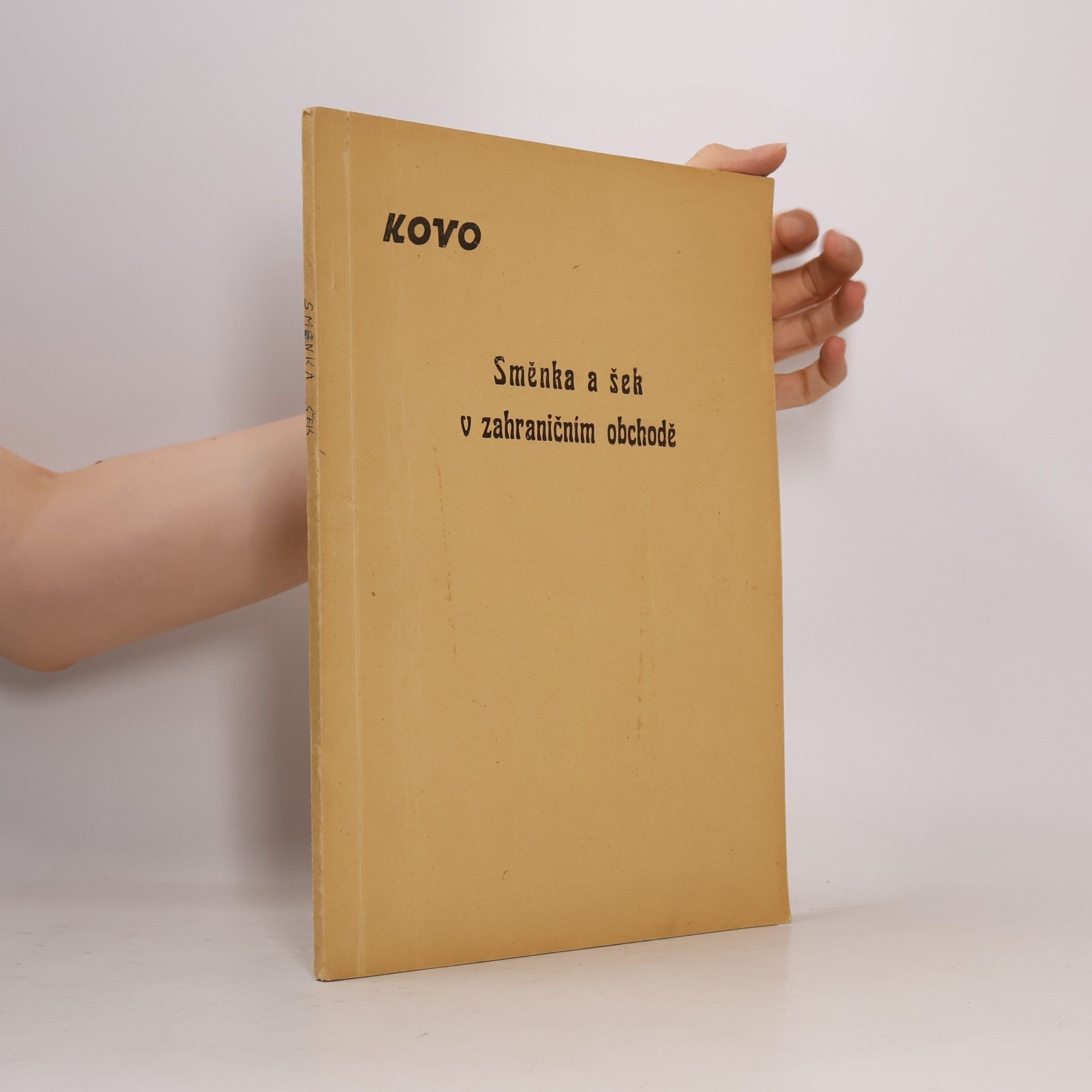 Alois Landa Směnka a šek v zahraničním obchodě