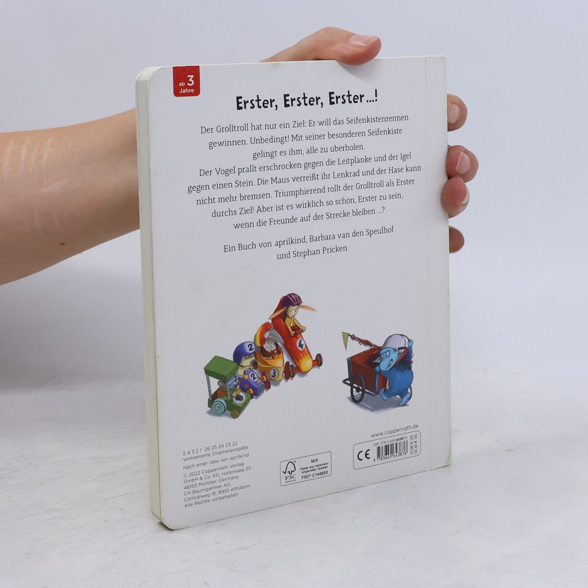 van den Barbara Speulhof Der Grolltroll ... will Erster sein! (Pappbilderbuch)