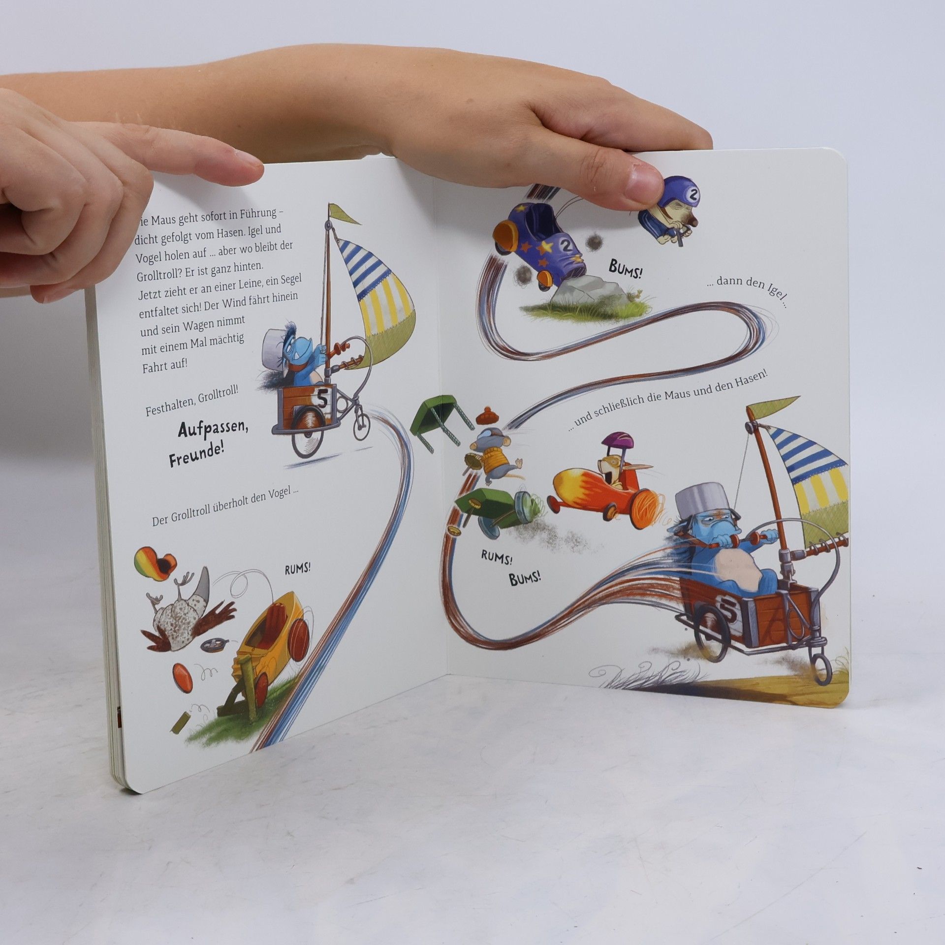 van den Barbara Speulhof Der Grolltroll ... will Erster sein! (Pappbilderbuch)